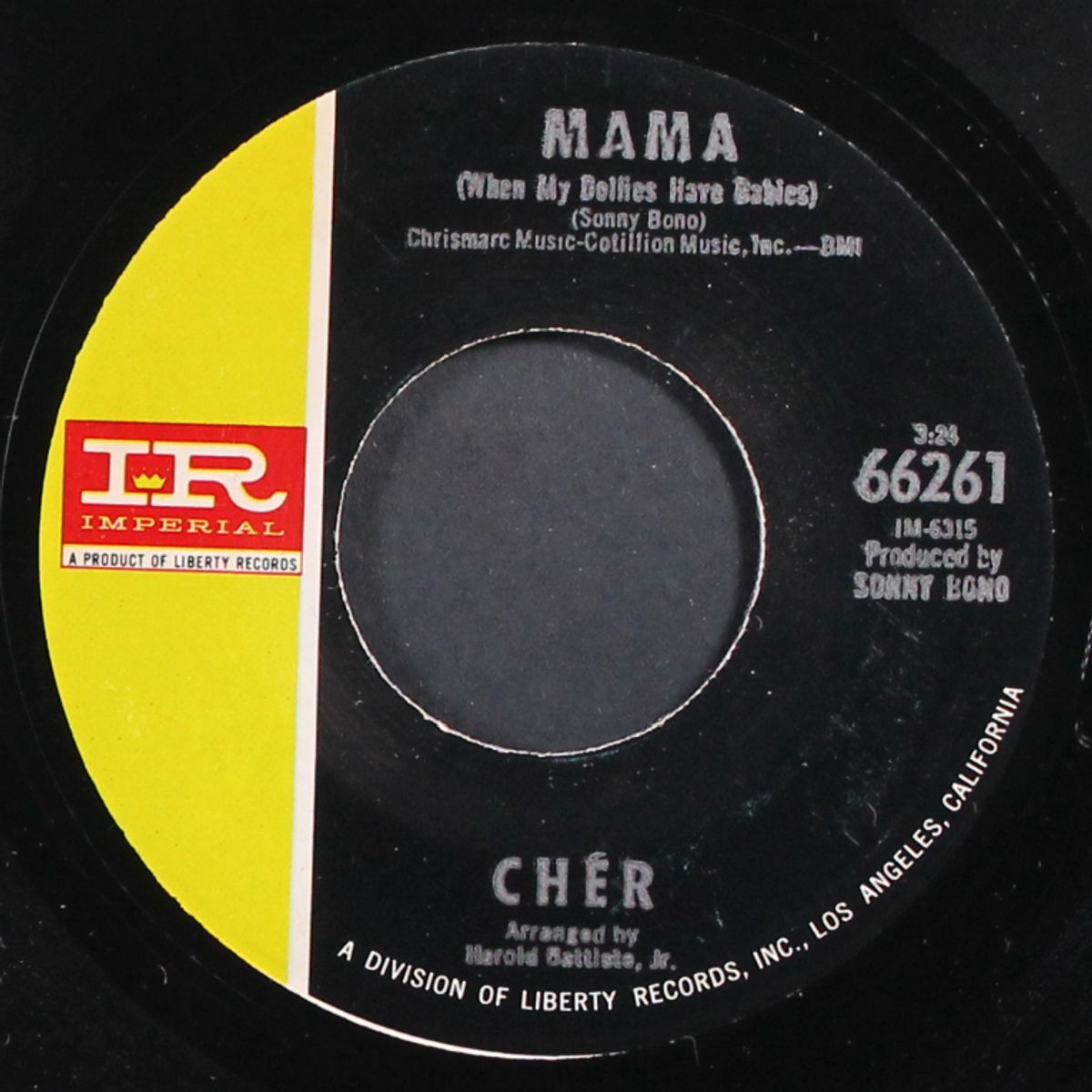 you better sit down kids / mama by CHER