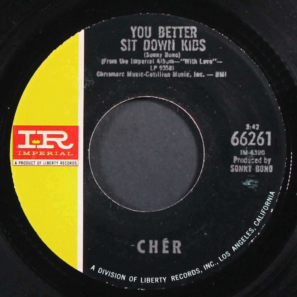 you better sit down kids / mama by CHER