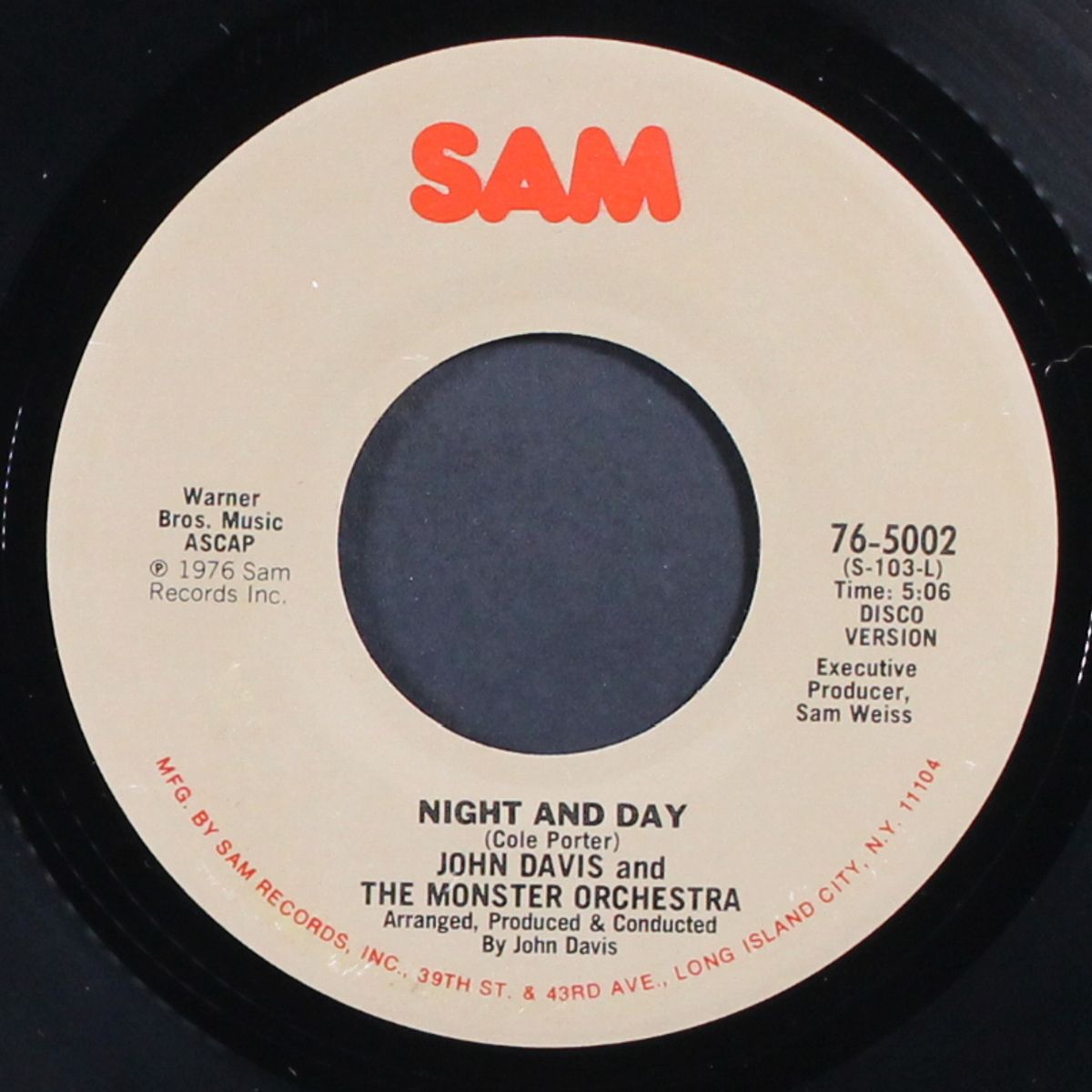 night & day / disco version by JOHN DAVIS & MONSTER ORCHESTRA