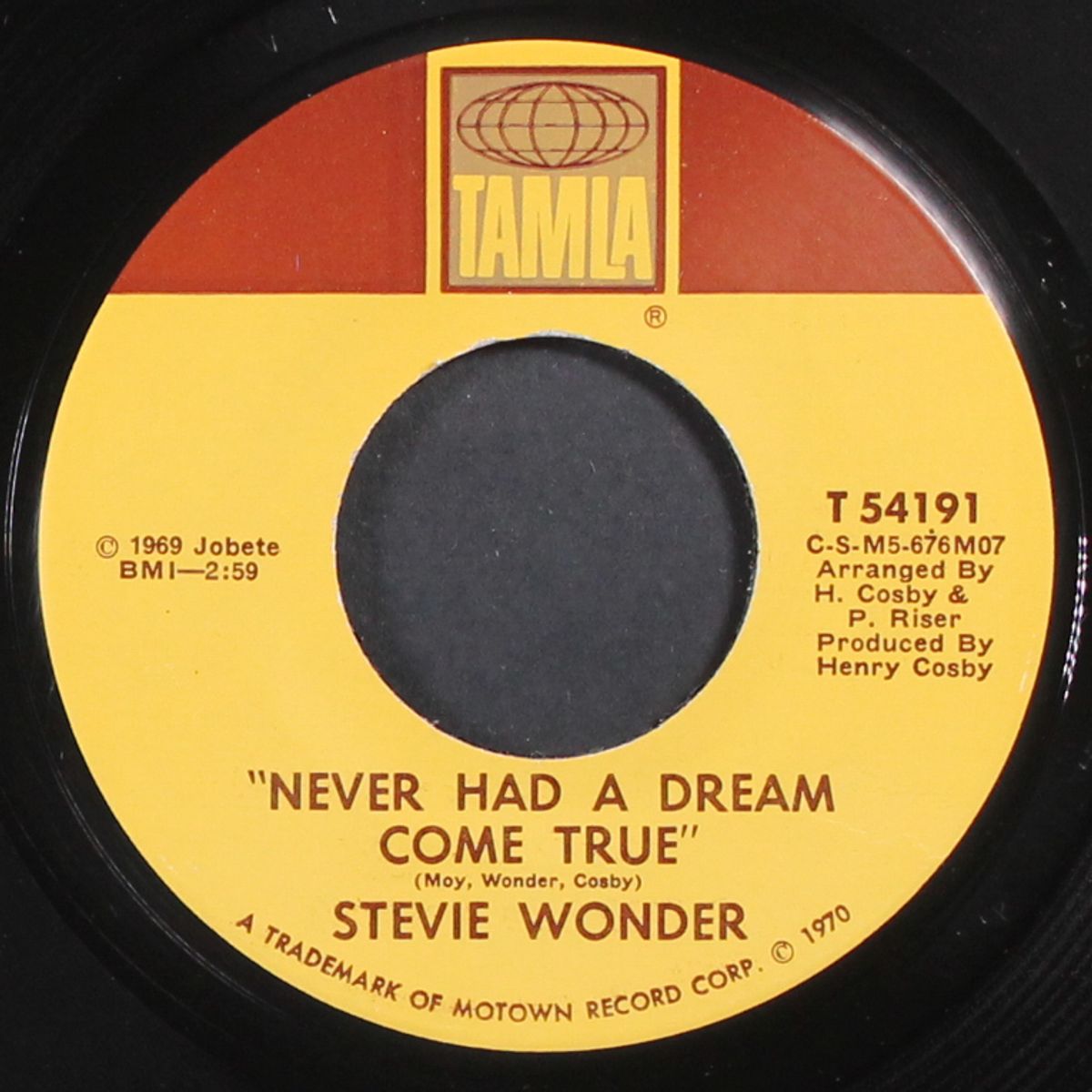 never had a dream come true by STEVIE WONDER