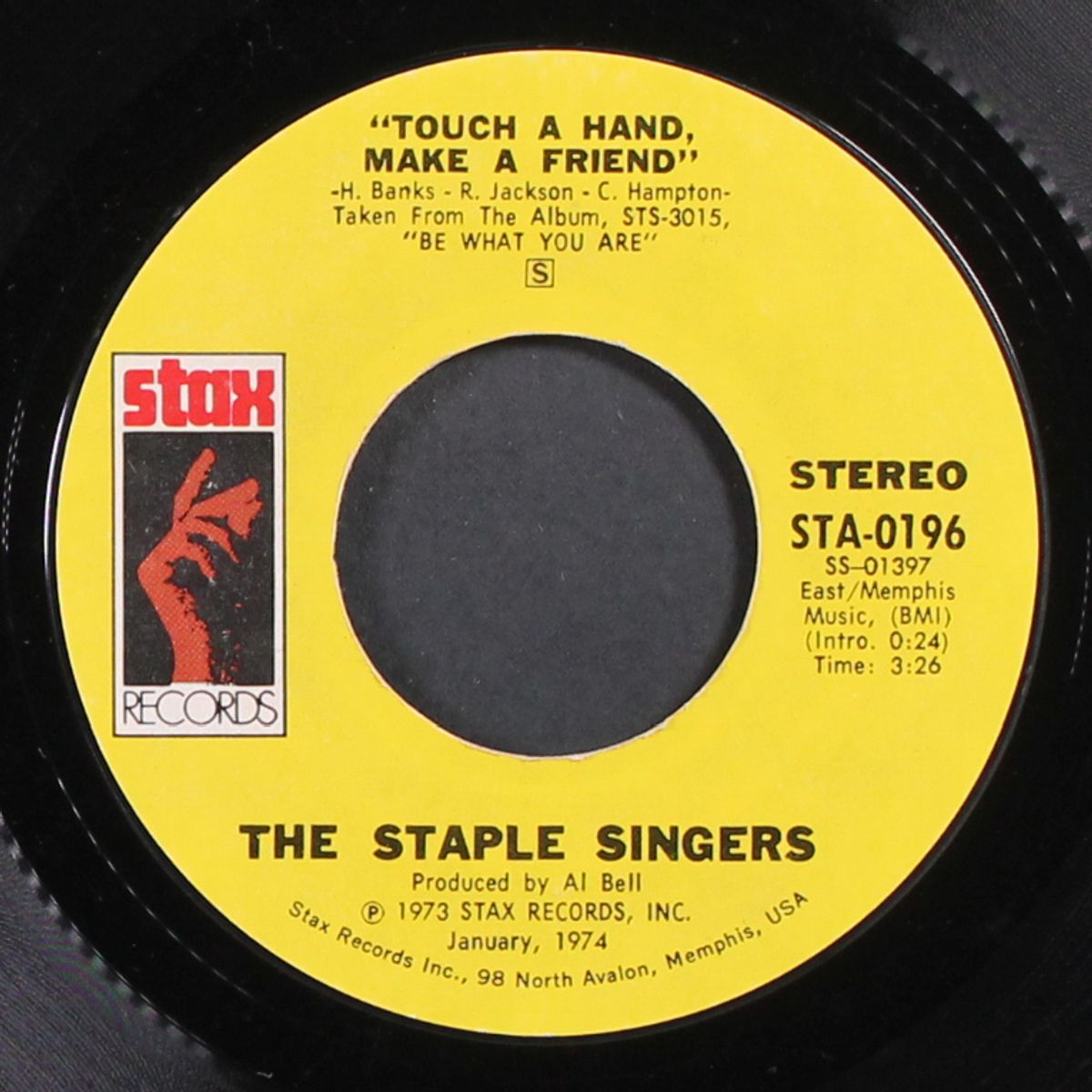 touch a hand make a friend by STAPLE SINGERS