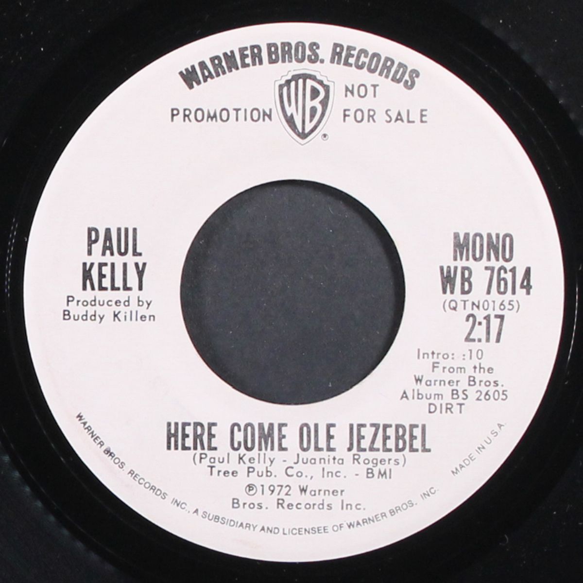 here come ole jezebel / mono by PAUL KELLY