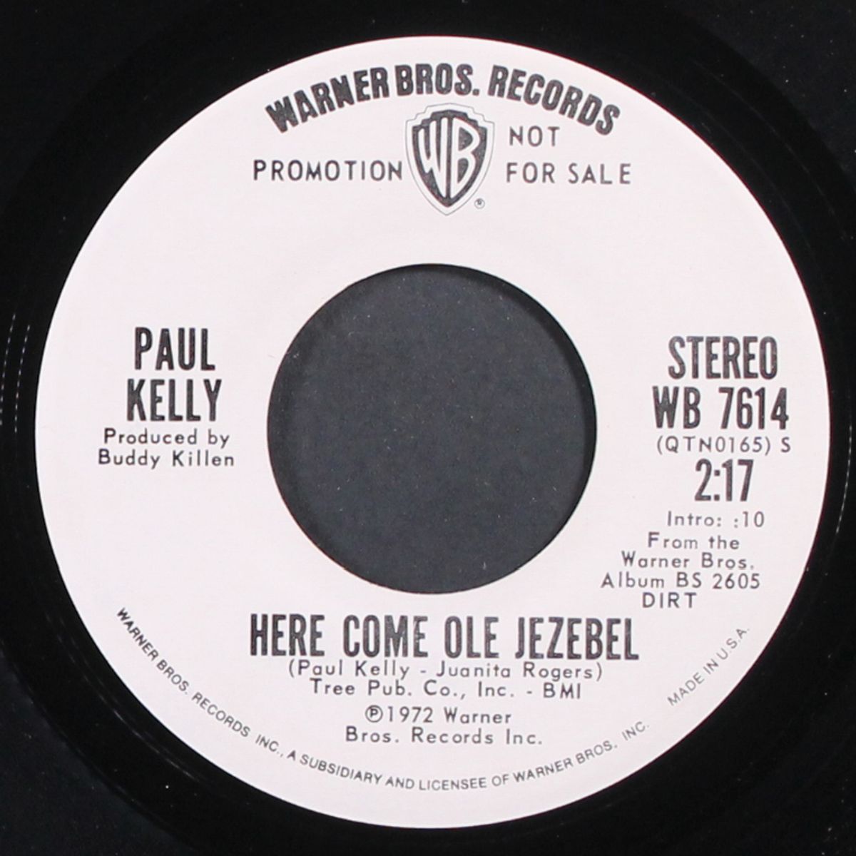 here come ole jezebel / mono by PAUL KELLY