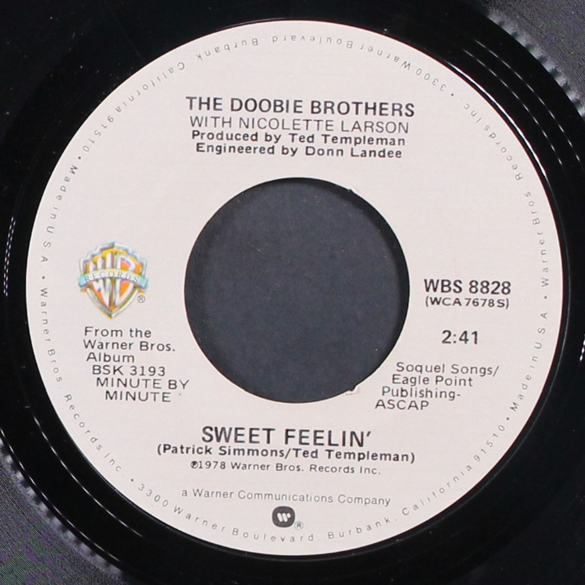 minute by minute / sweet feelin' by DOOBIE BROTHERS
