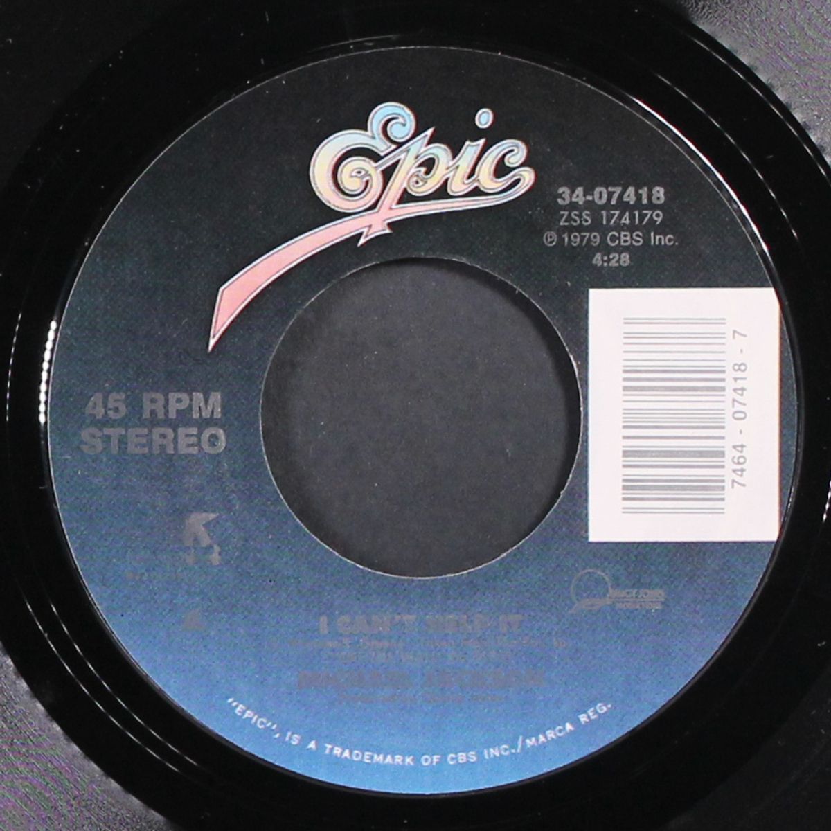 bad / i can't help it by MICHAEL JACKSON