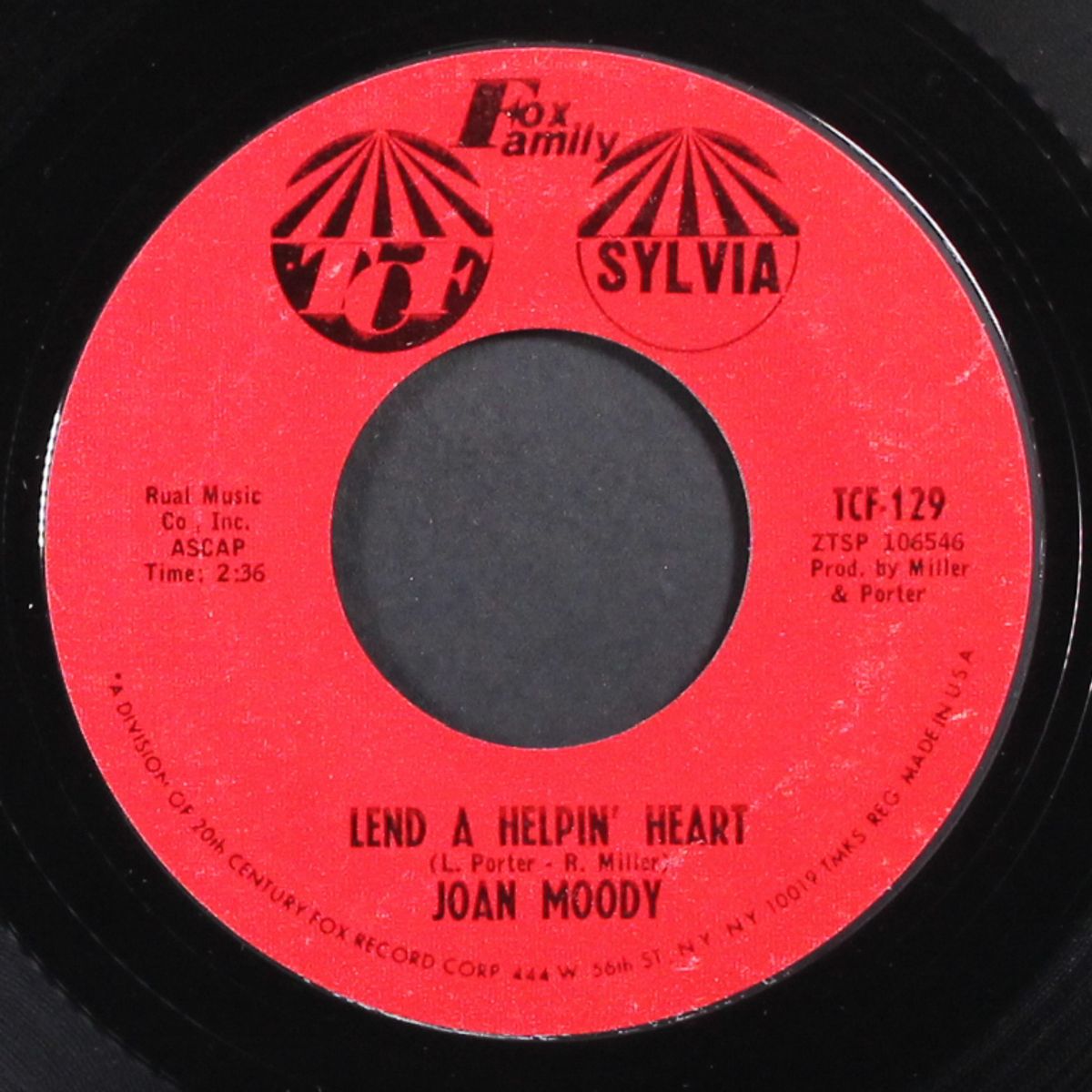 music to my ears / lend a helpin' heart by JOAN MOODY