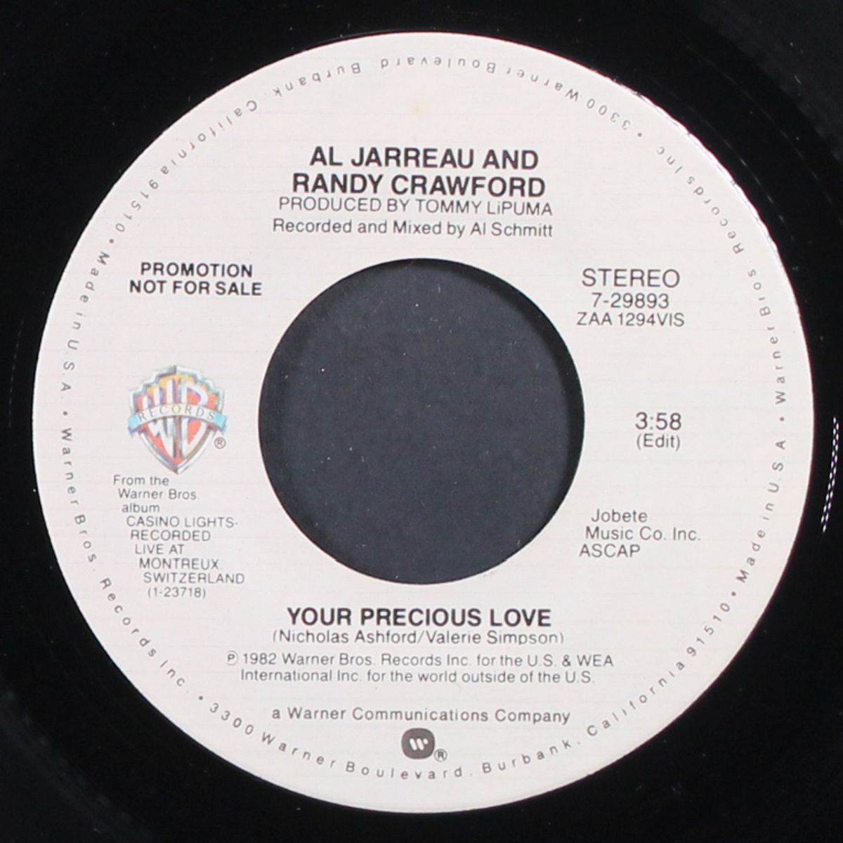 your precious love / mono by AL JARREAU & RANDY CRAWFORD