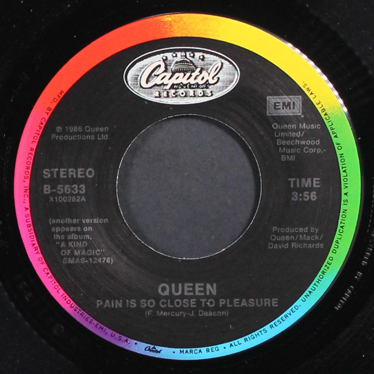 pain is so close to pleasure / don't lose your head by QUEEN