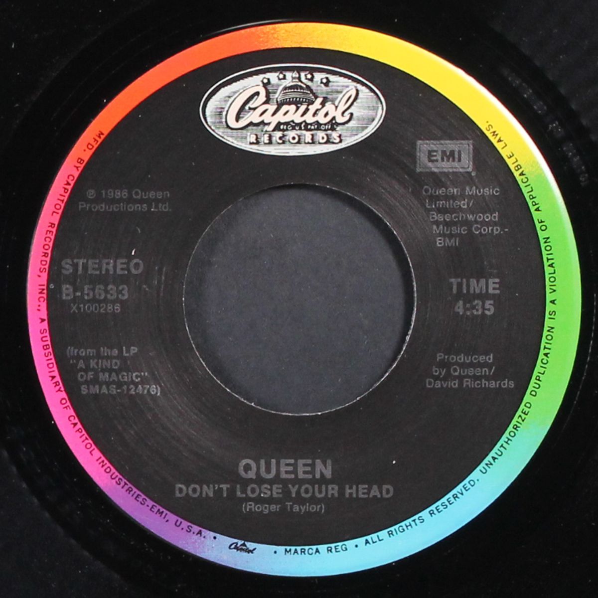 pain is so close to pleasure / don't lose your head by QUEEN