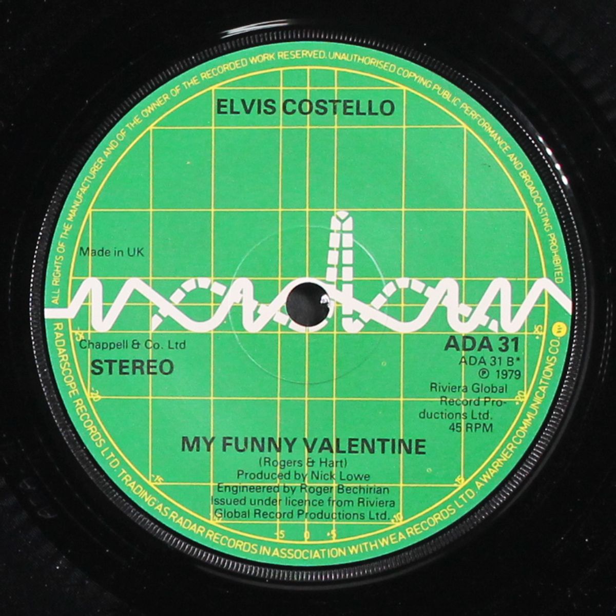 oliver's army / my funny valentine by ELVIS COSTELLO