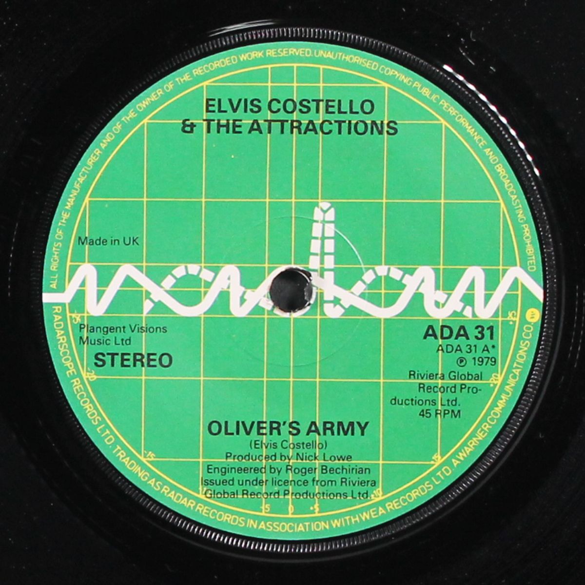 oliver's army / my funny valentine by ELVIS COSTELLO