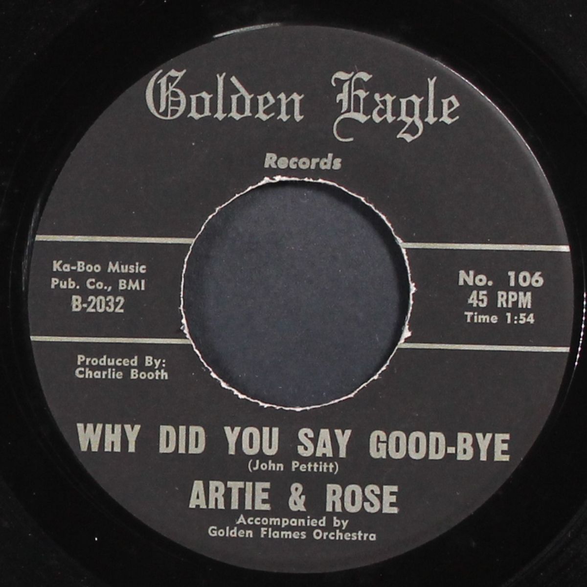 that's all i need / why did you say good-bye by ARTIE & ROSE