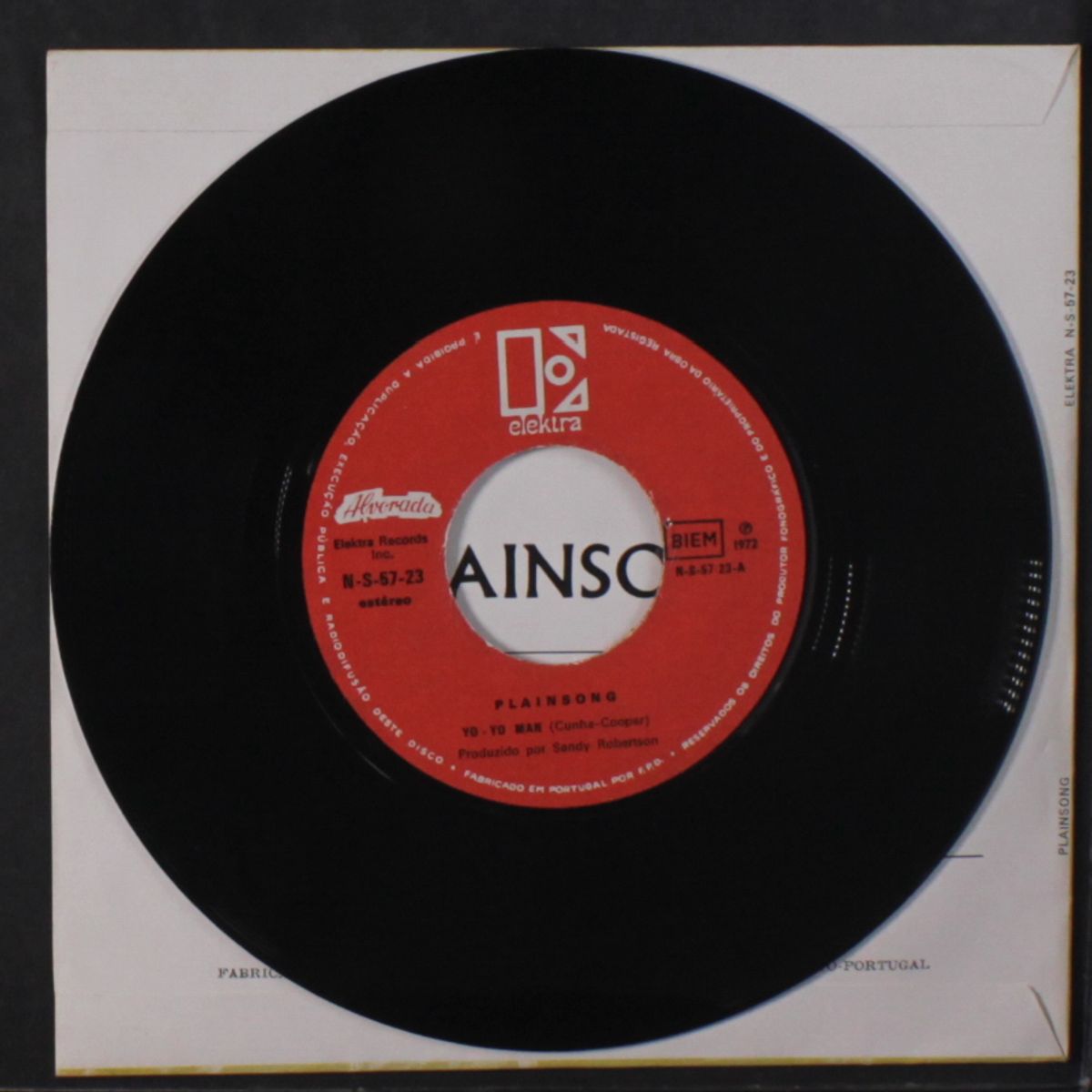 yo-yo man / side roads by PLAINSONG