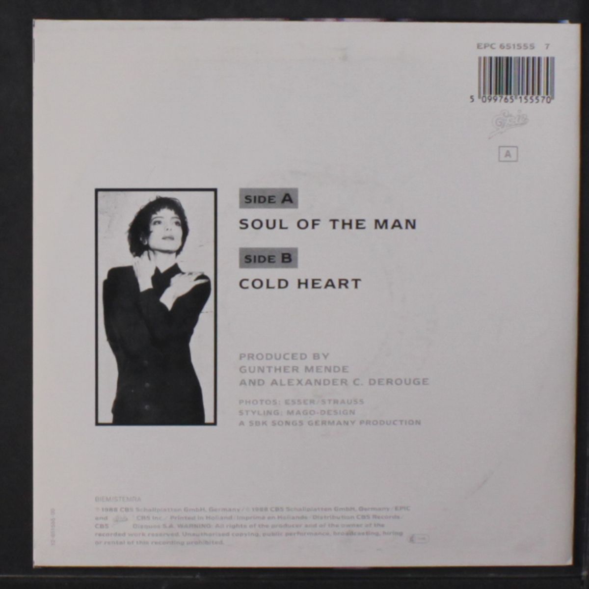 soul of the man / cold heart by HELEN SCHNEIDER