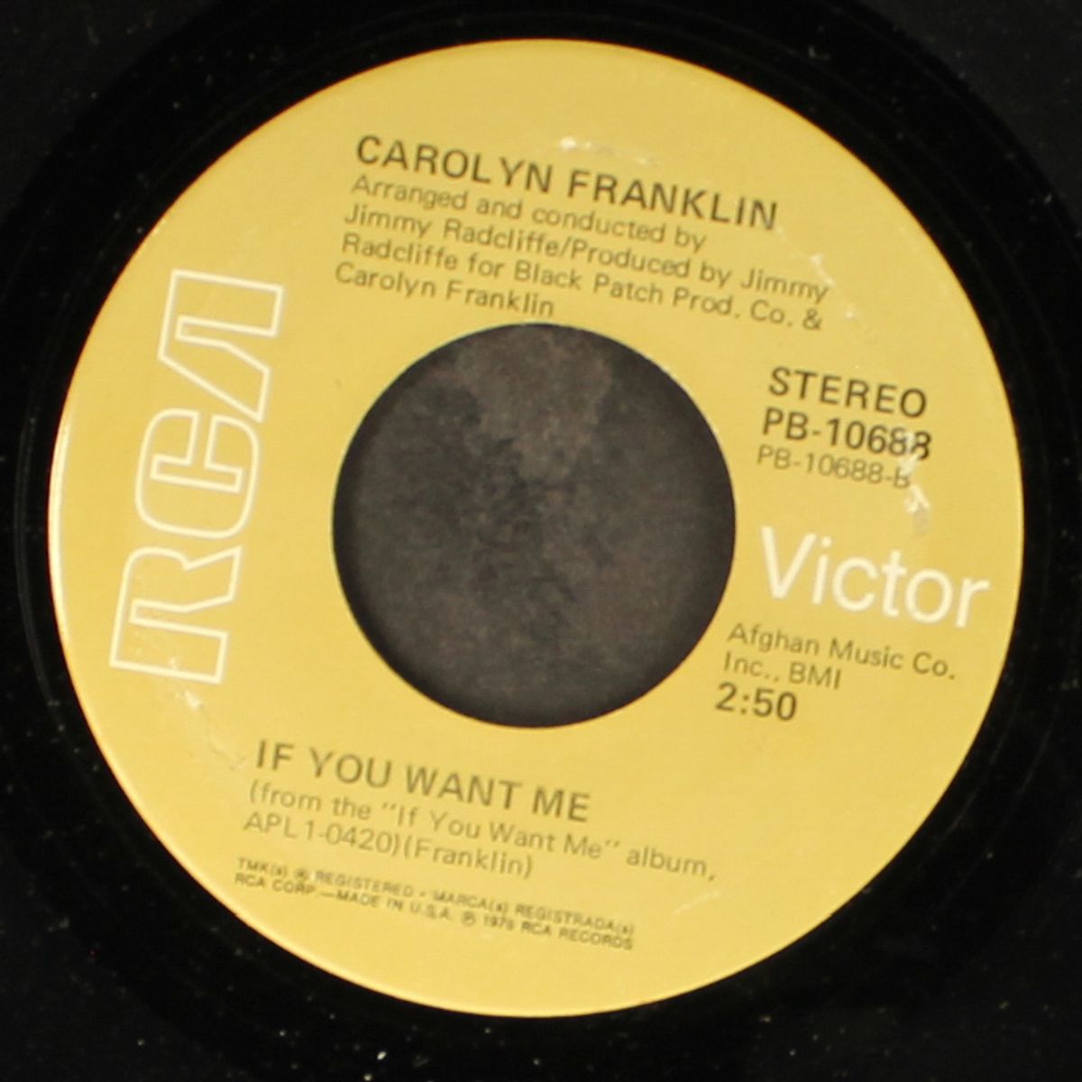 if you want me / i can't help my feeling so blue by CAROLYN FRANKLIN