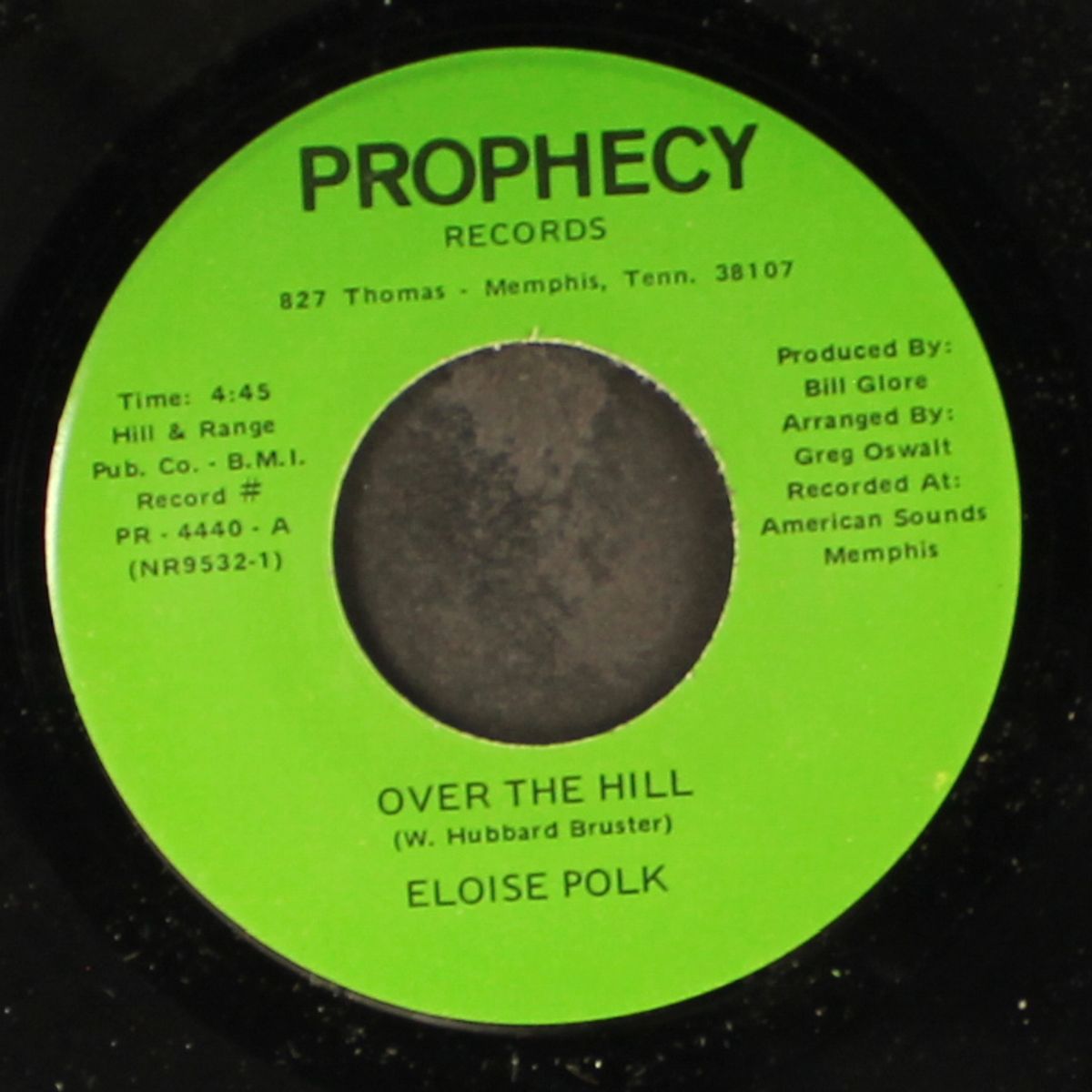 over the hill / i'm willing to run all the way by ELOISE POLK