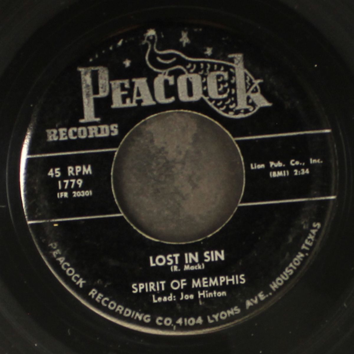 when / lost in sin by SPIRIT OF MEMPHIS