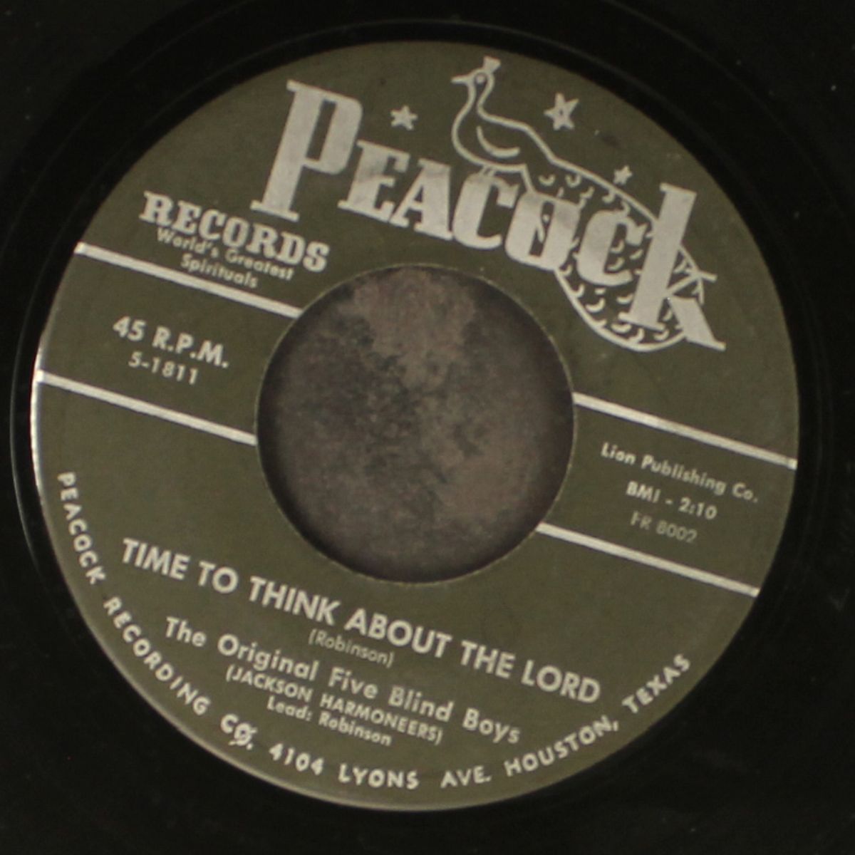 i call on jesus / time to think about the lord by ORIGINAL FIVE BLIND BOYS