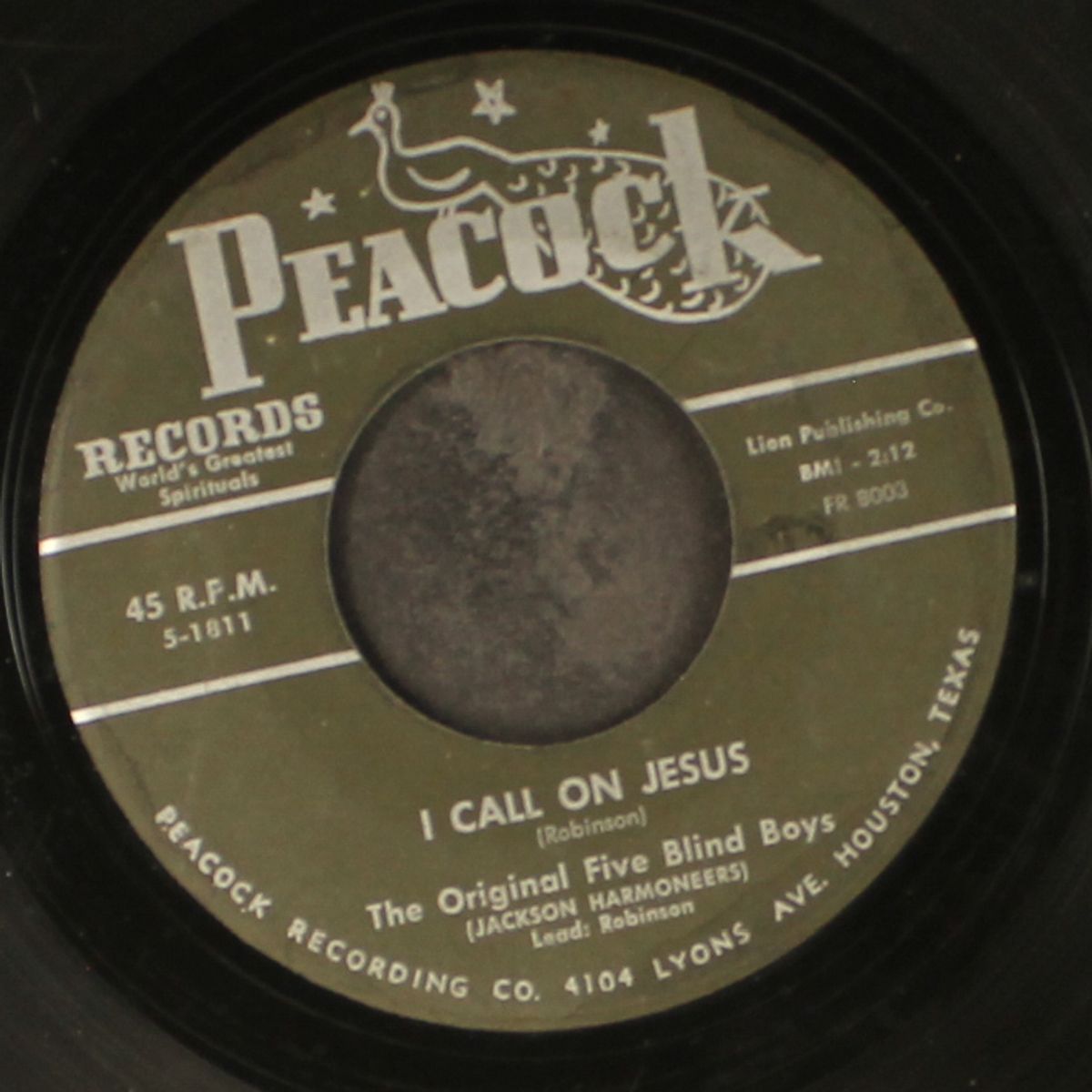 i call on jesus / time to think about the lord by ORIGINAL FIVE BLIND BOYS