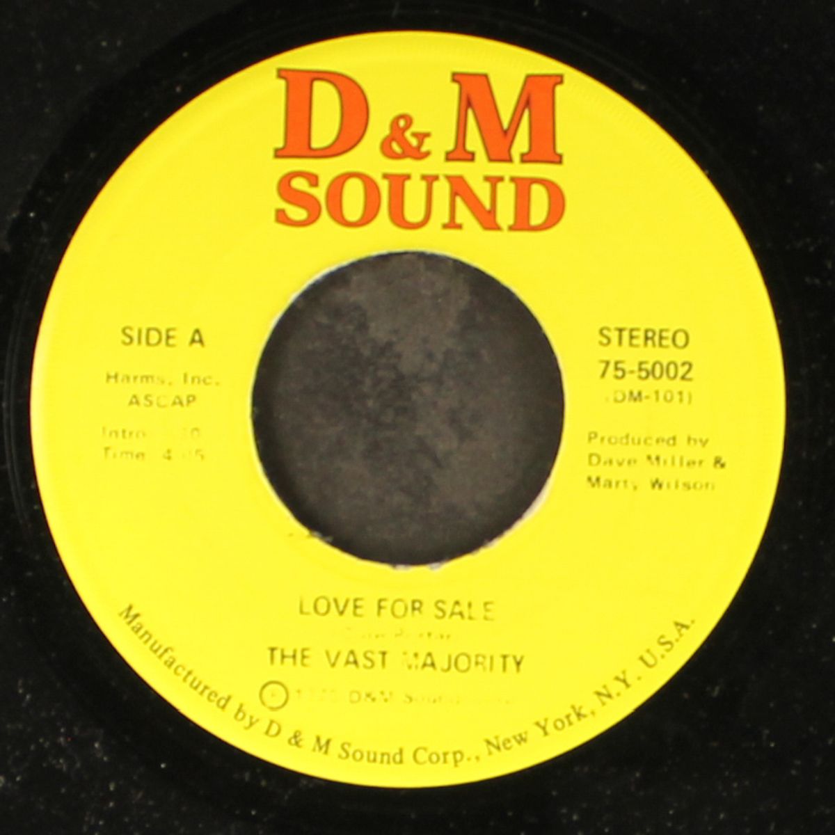 love for sale / oceans apart by VAST MAJORITY