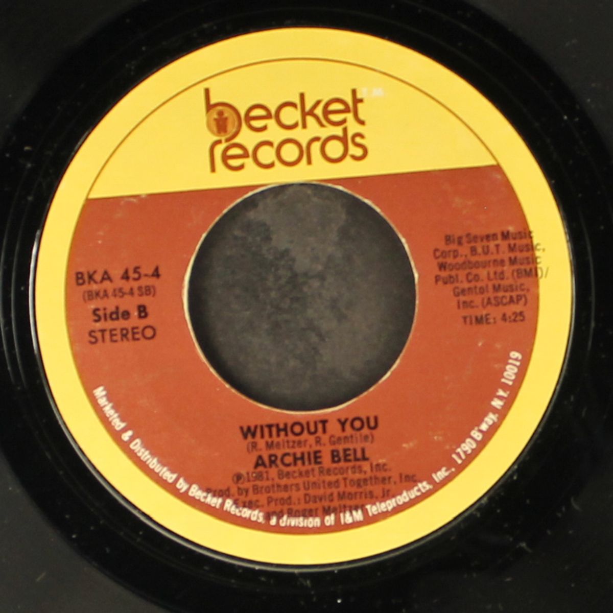 any time is right / without you by ARCHIE BELL