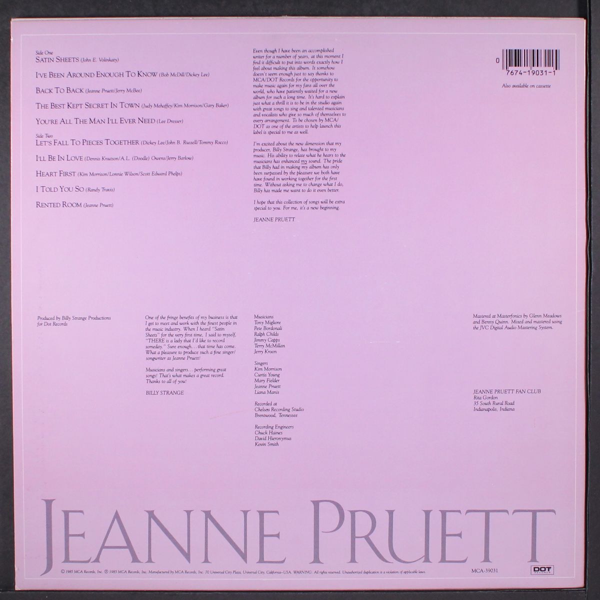jeanne pruett by JEANNE PRUETT