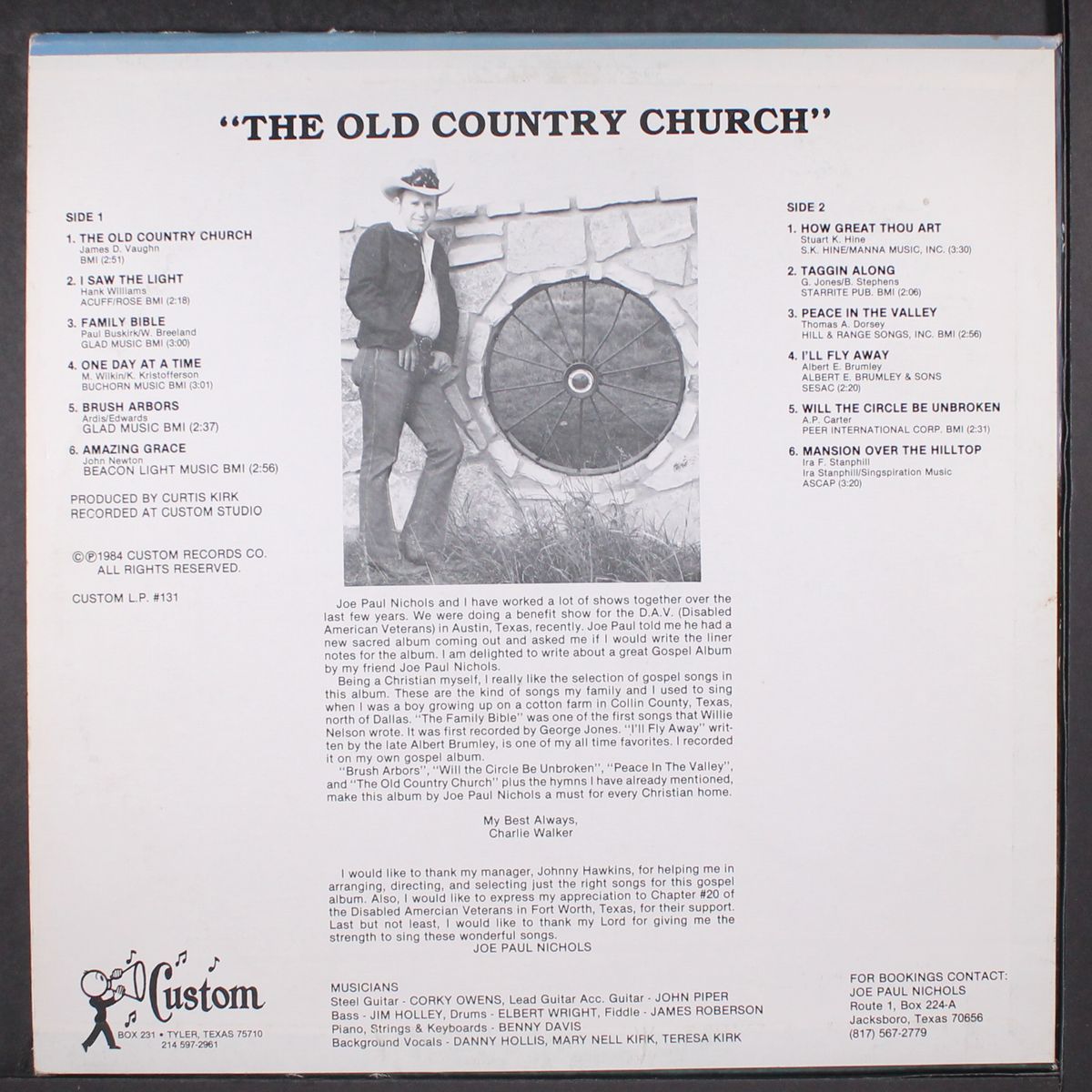 the old country church by JOE PAUL NICHOLS