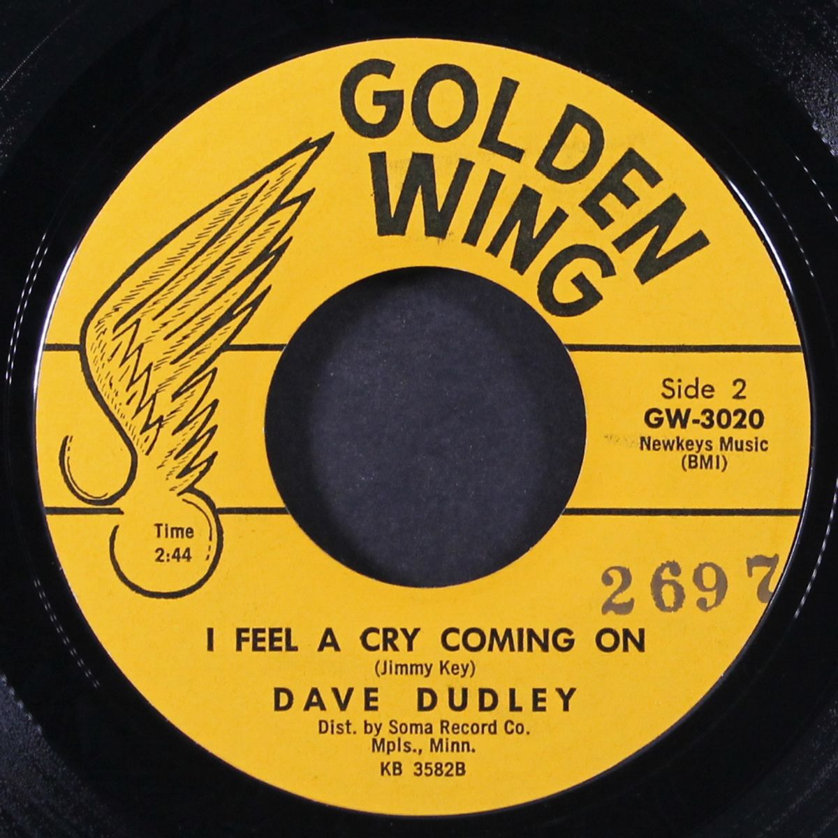 six days on the road / i feel a cry coming on by DAVE DUDLEY