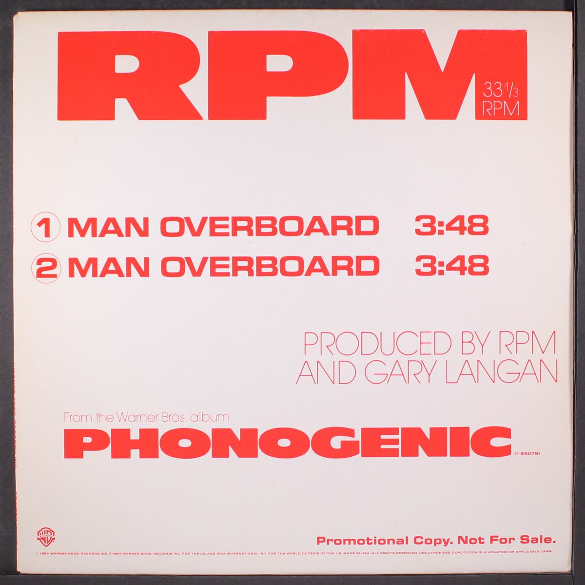 man overboard / same by RPM