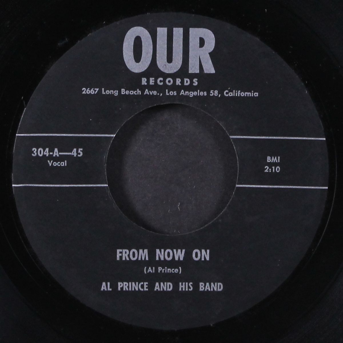 from now on / rock'in on bandstand by AL PRINCE