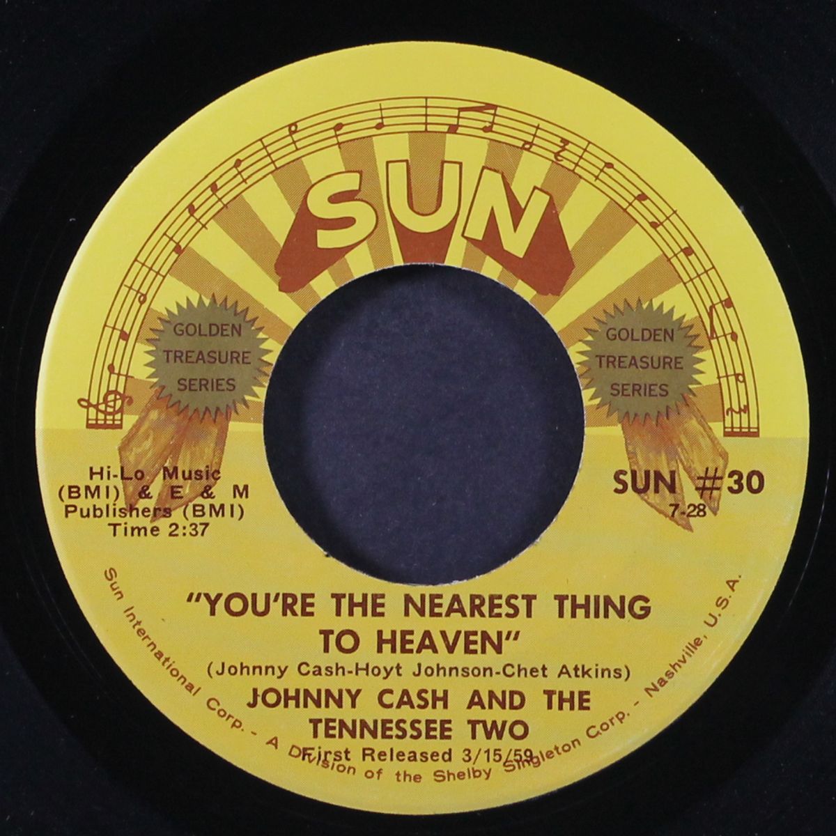 the ways of a woman in love / you're the nearest thing to heaven by JOHNNY CASH