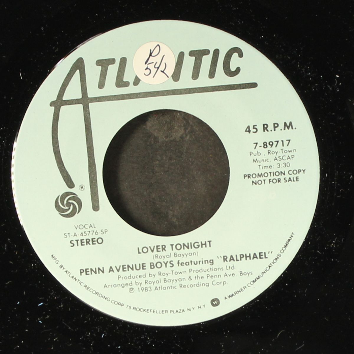 lover tonight / same by PENN AVENUE BOYS FEATURING RALPHAEL