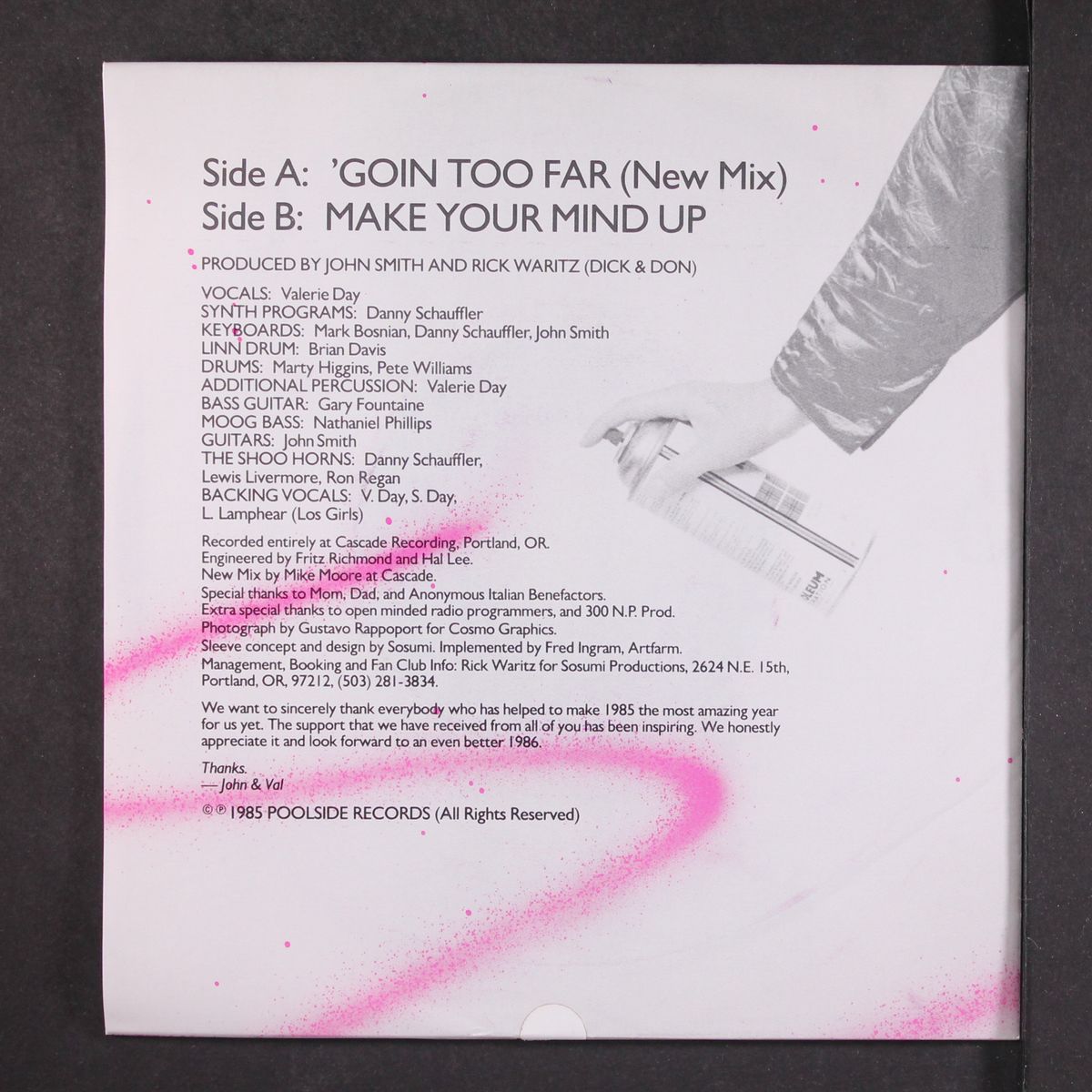 goin' too far / make your mind up by NU SHOOZ