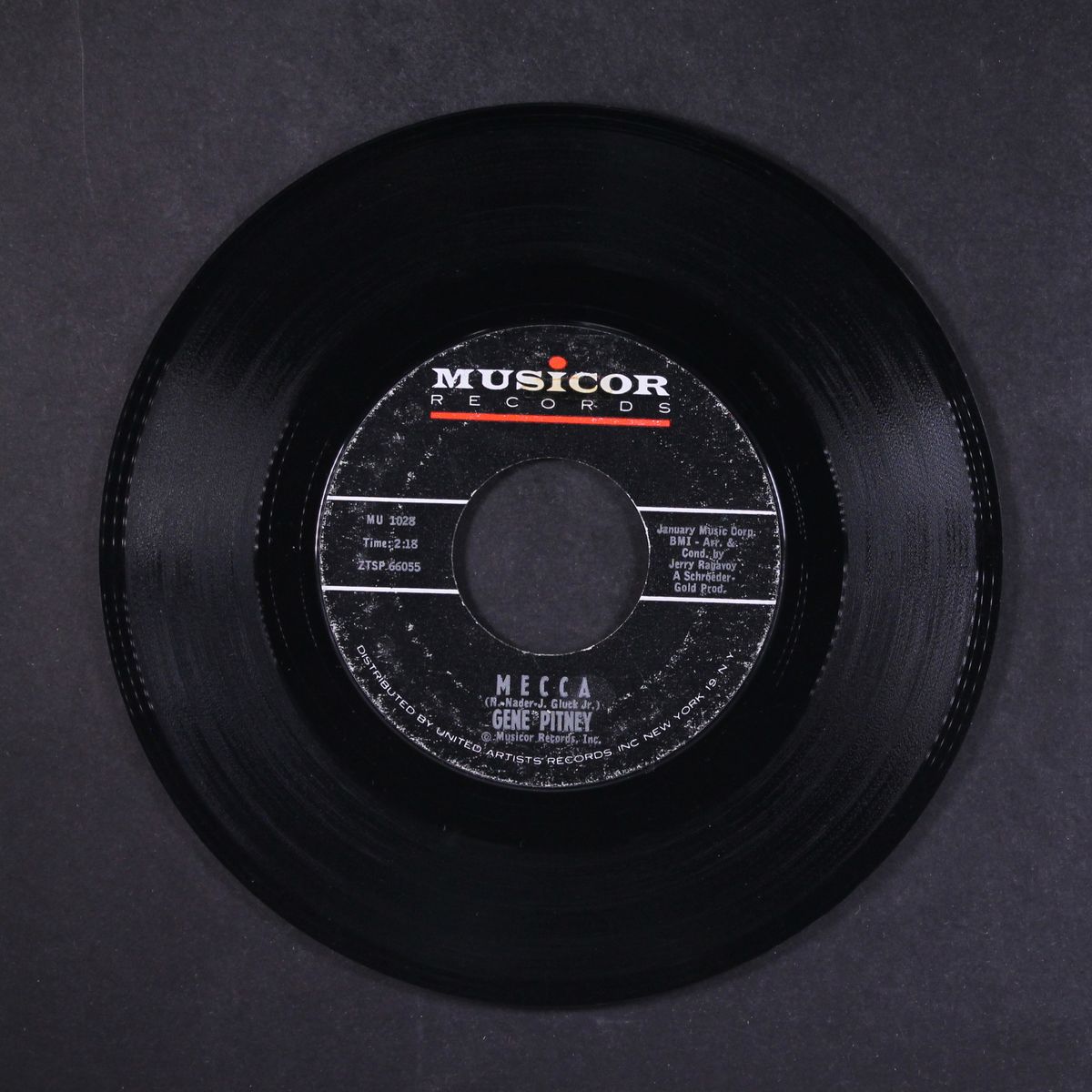 mecca / teardrop by teardrop by GENE PITNEY