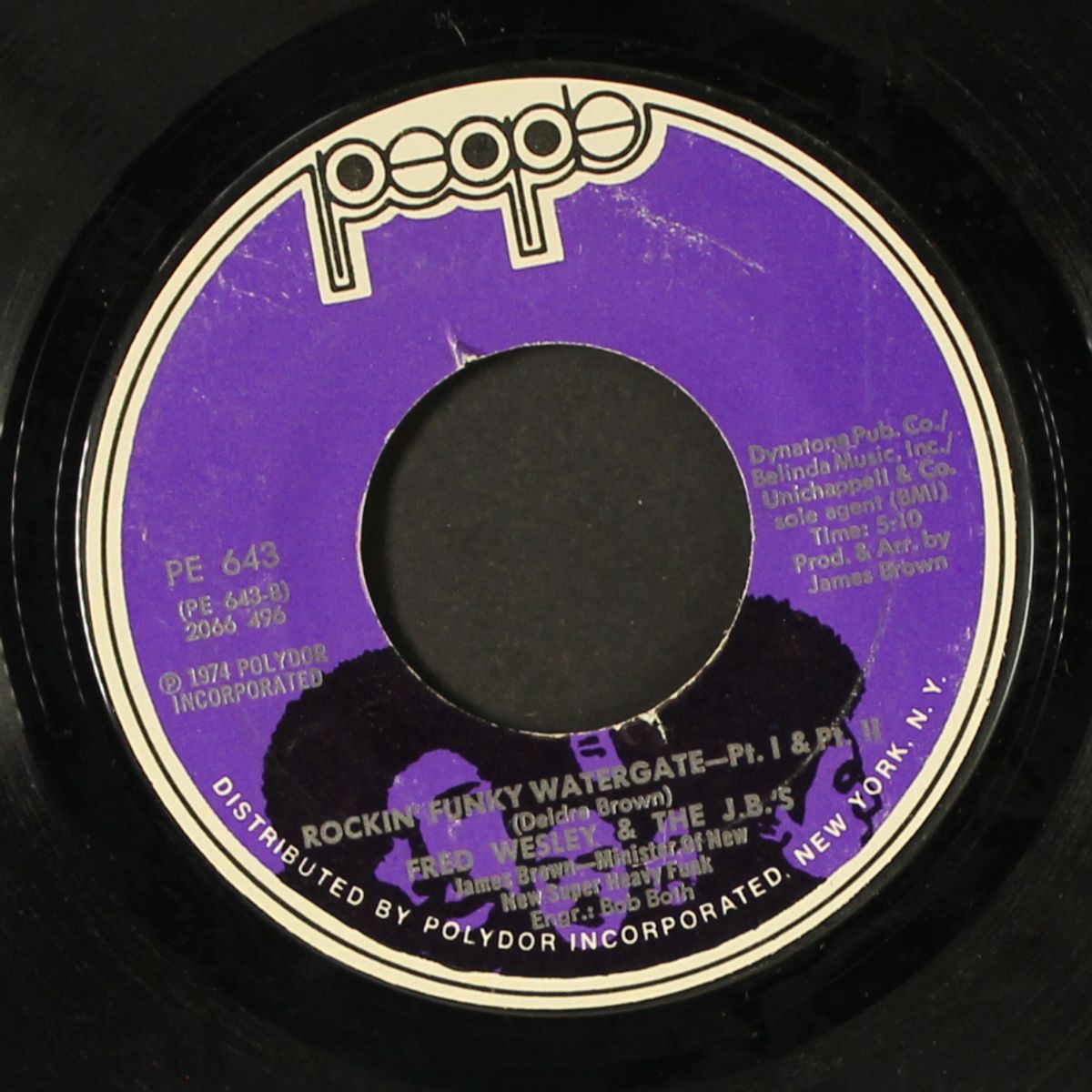 rockin' funky watergate / part i & part ii by FRED WESLEY & JB'S