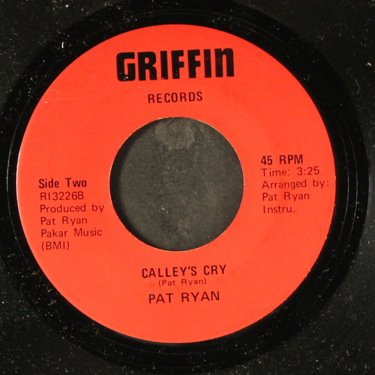 calley's cry / instrumental by PAT RYAN