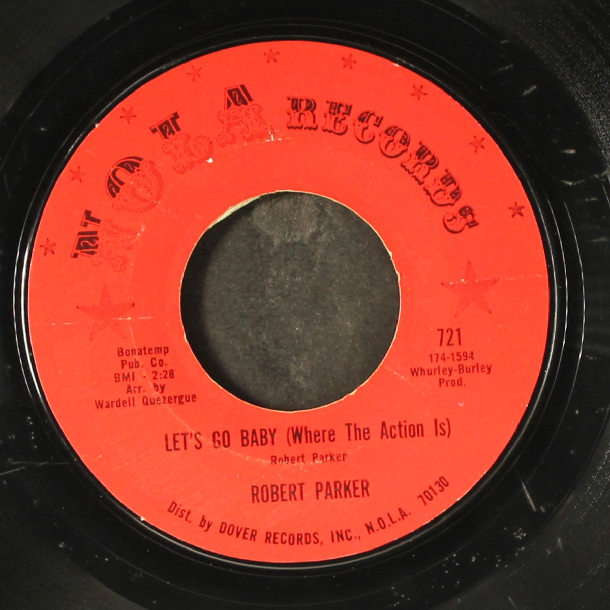 barefootin' / let's go baby by ROBERT PARKER