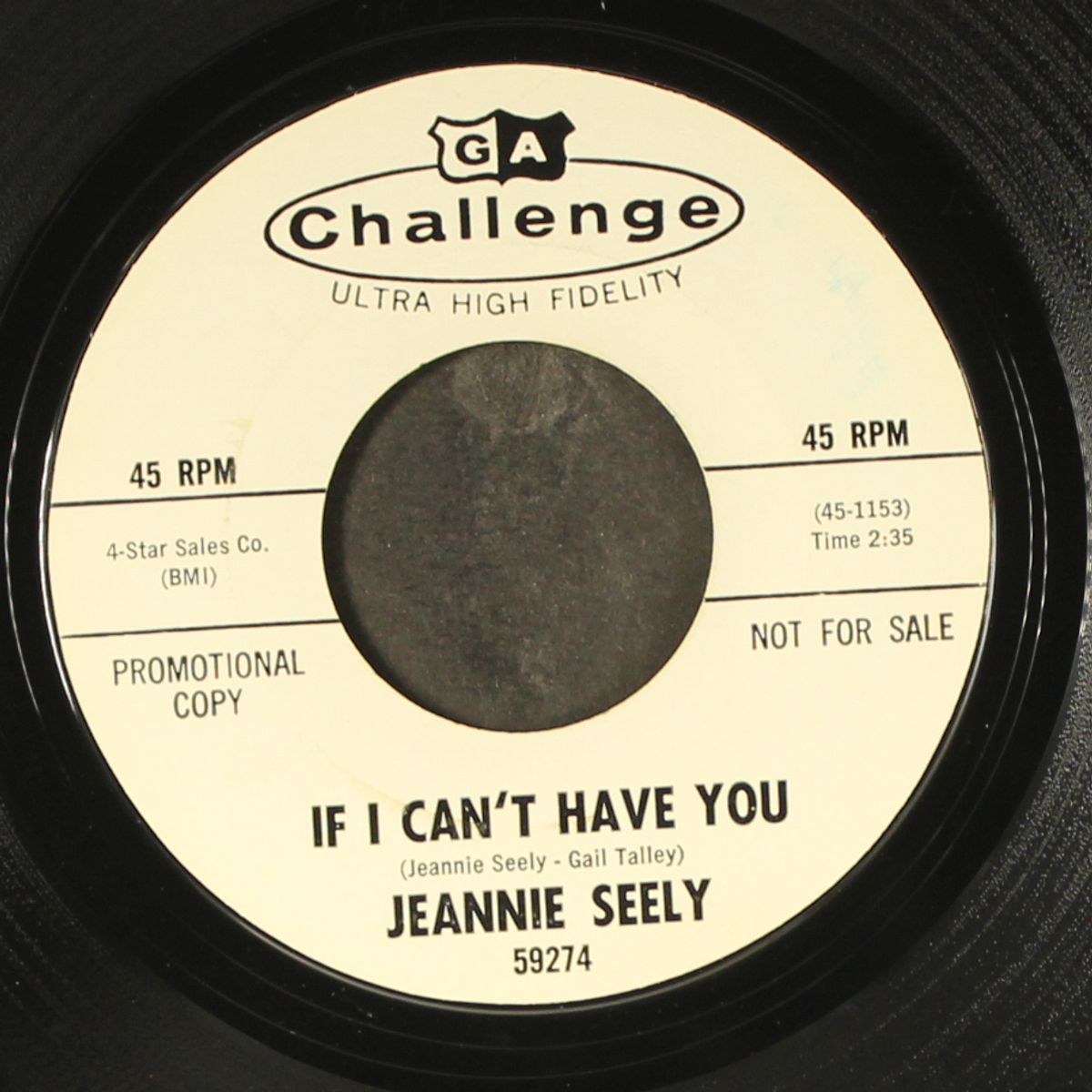 if i can't have you / old memories never die by JEANNIE SEELY