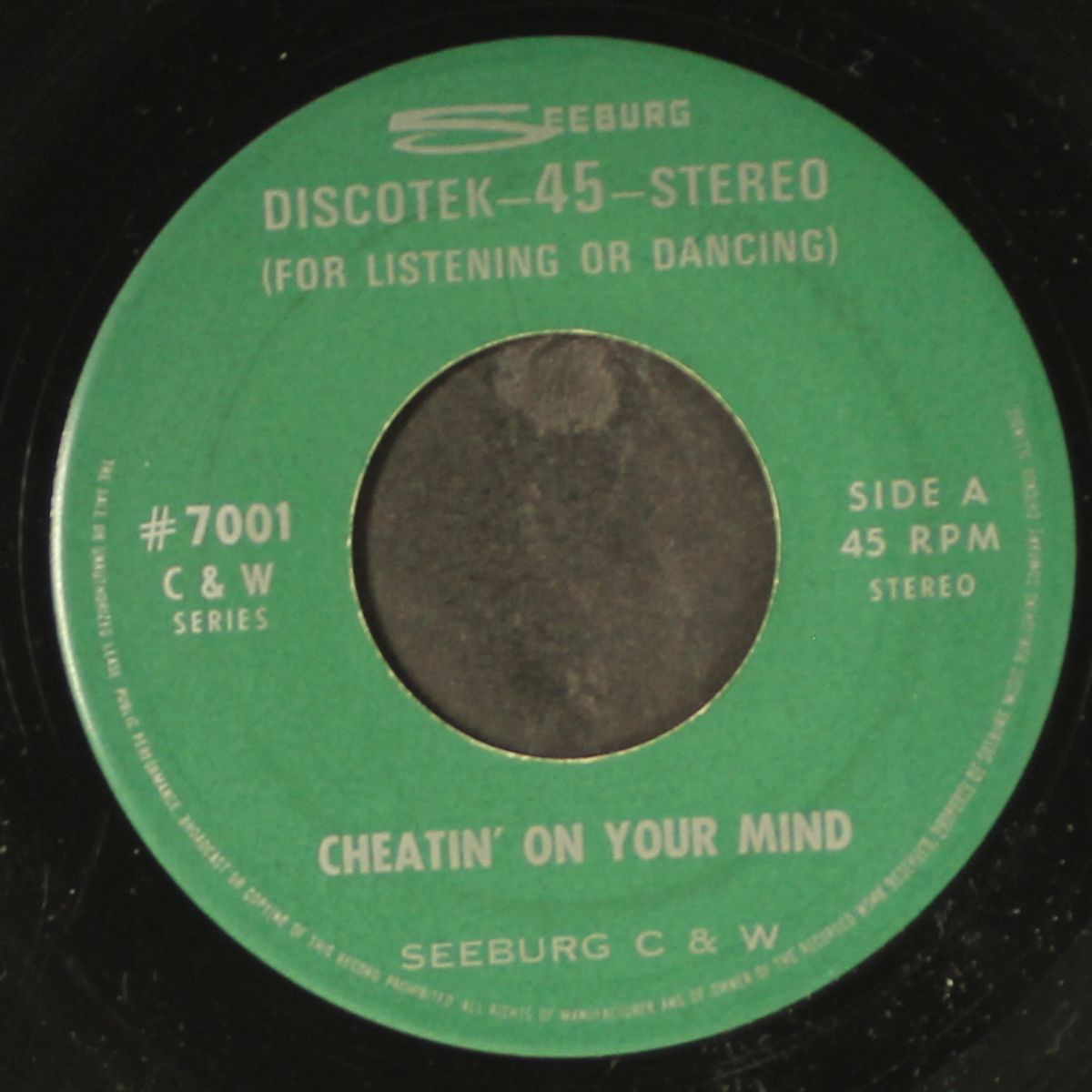 i guess things happen that way / cheatin' on your mind by UNKNOWN ARTIST