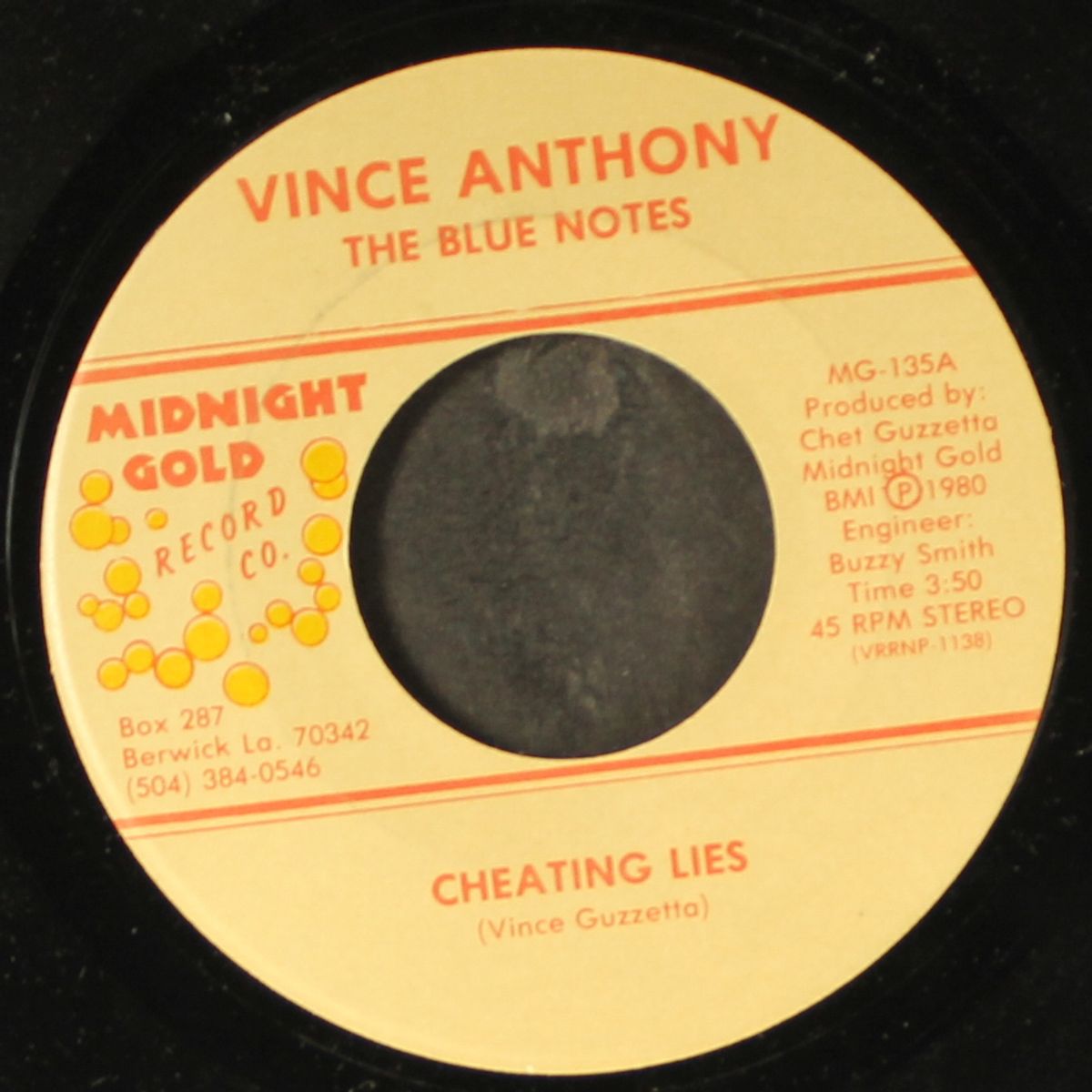 cheating lies / crawfish annie by VINCE ANTHONY