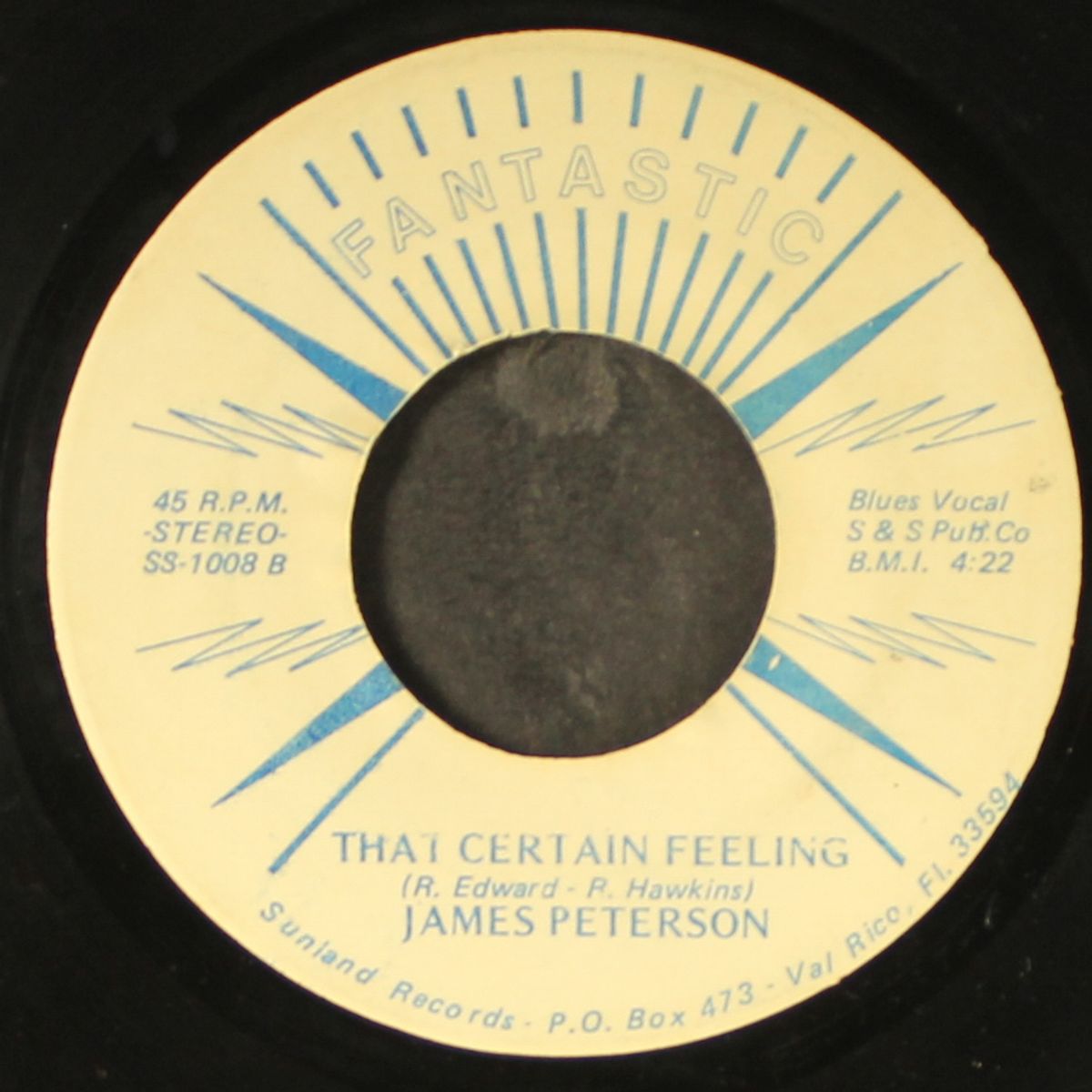 cheating woman / that certain feeling by JAMES PETERSON
