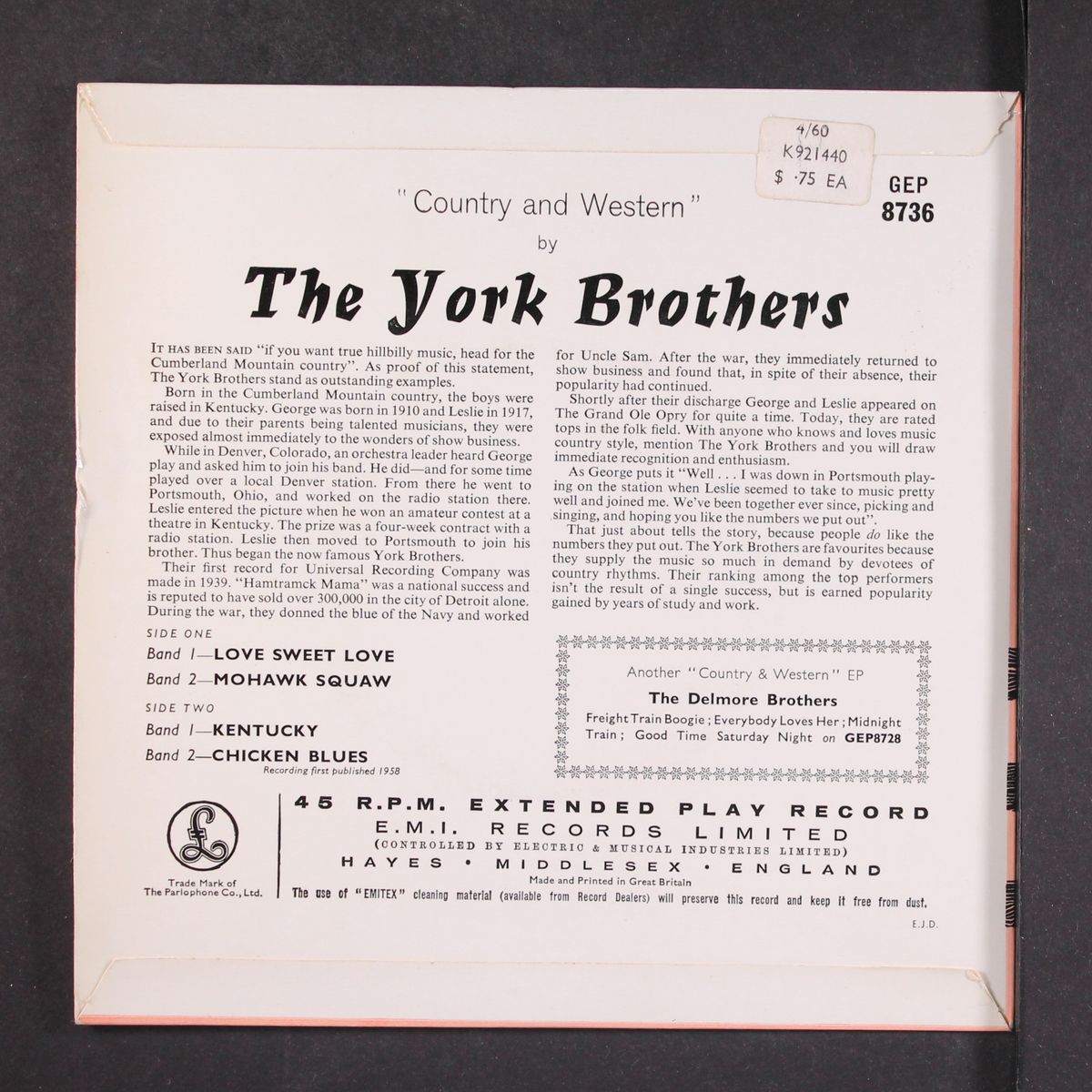 country and western by YORK BROTHERS
