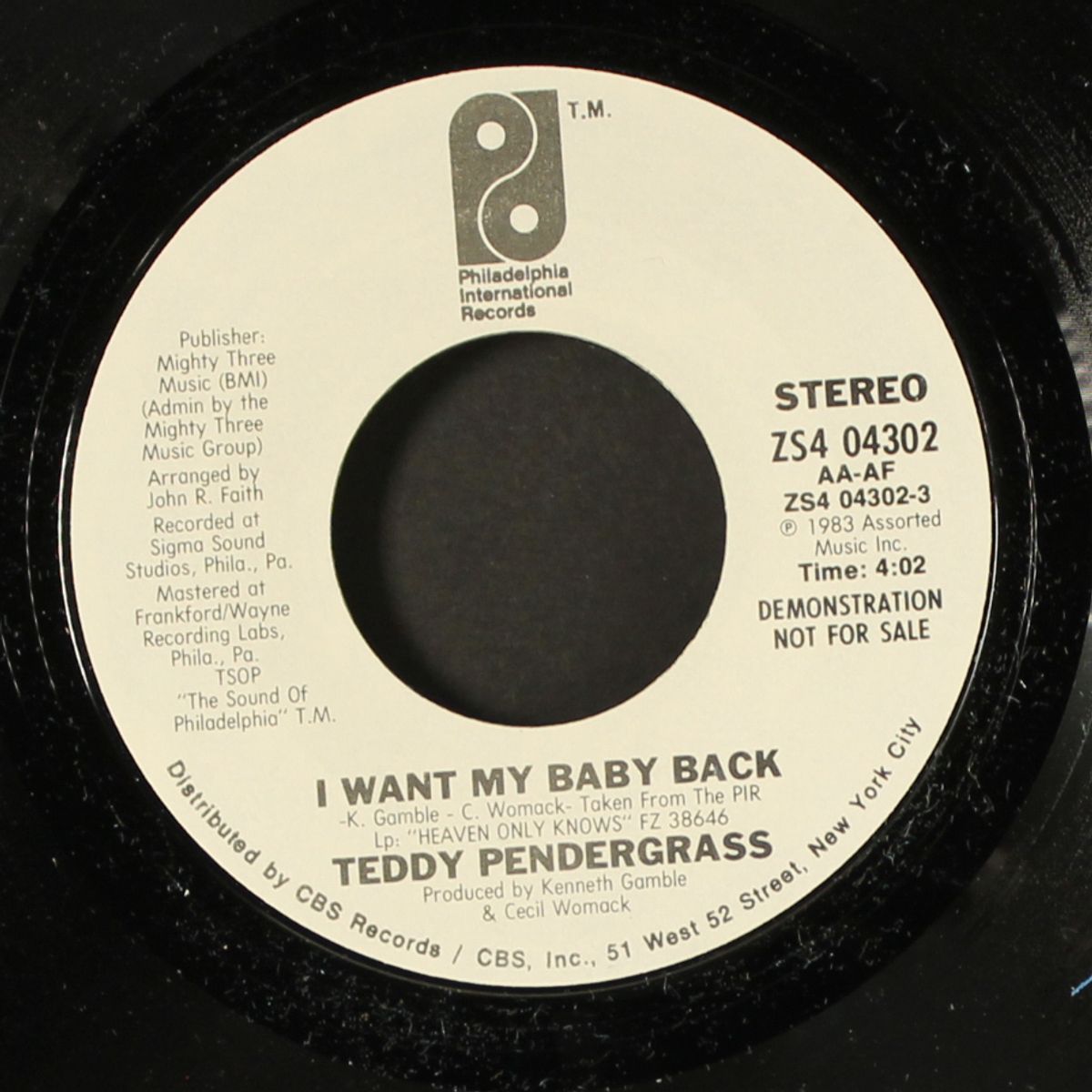 i want my baby back by TEDDY PENDERGRASS