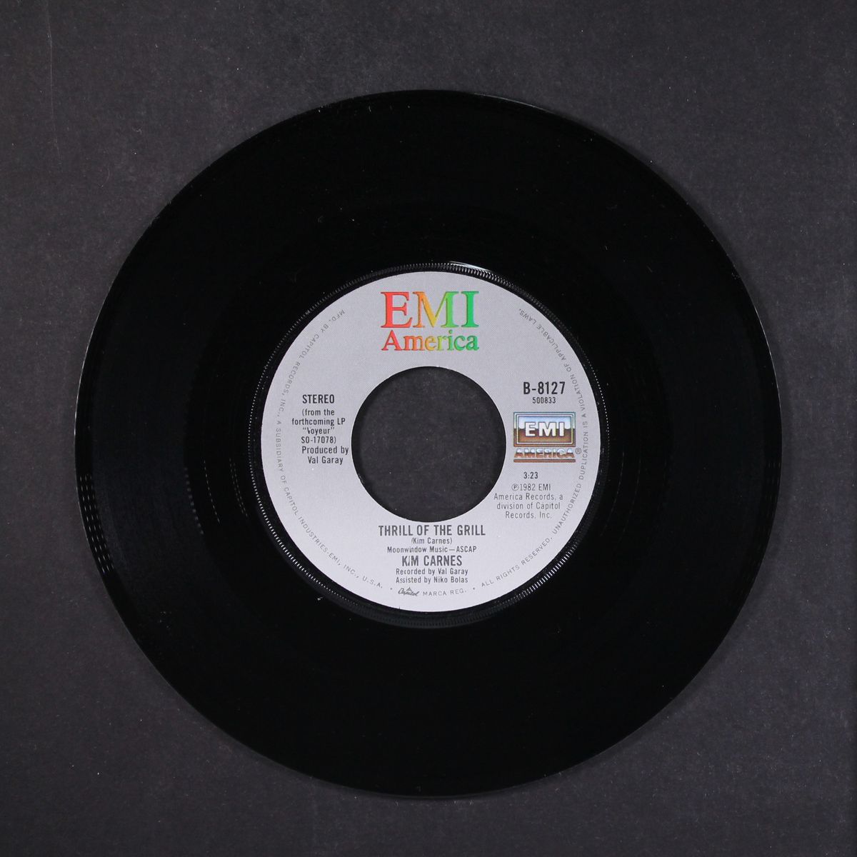 voyeur / thrill of the grill by KIM CARNES
