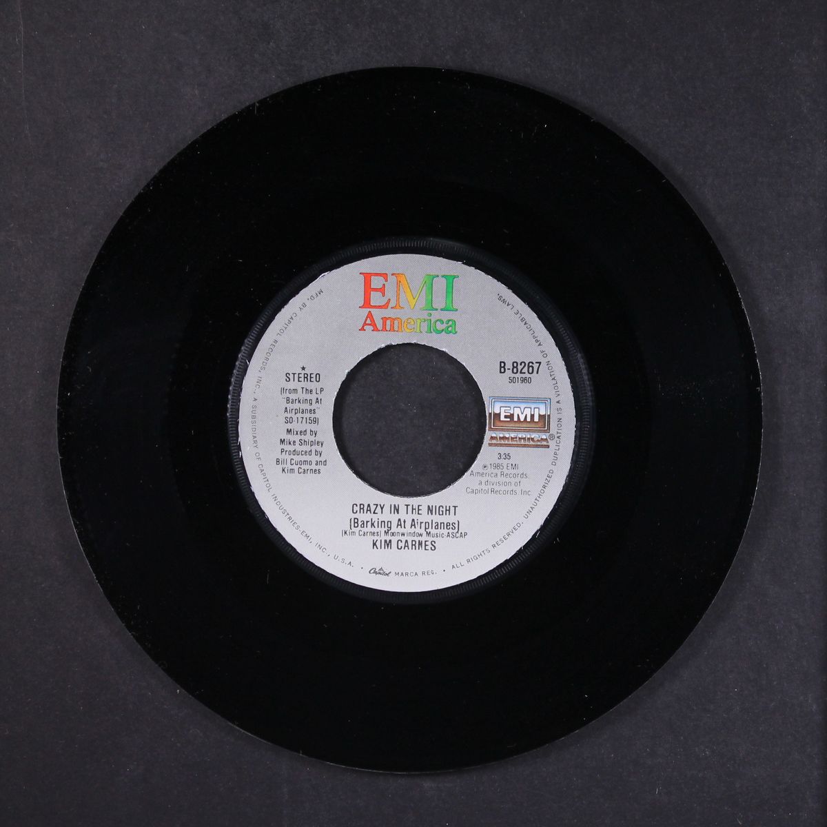 crazy in the night by KIM CARNES