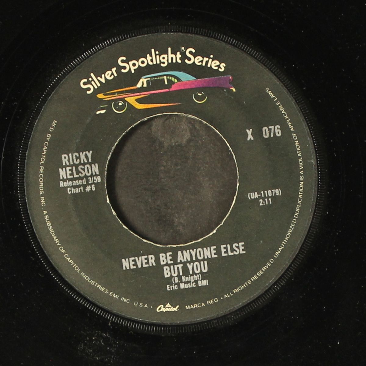 never be anyone else but you / that's all by RICKY NELSON