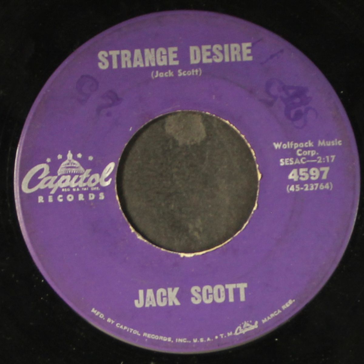 strange desire by JACK SCOTT