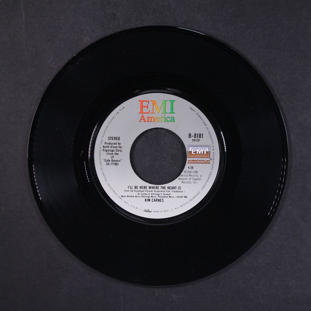 invisible hands / i'll be here where the heart is by KIM CARNES