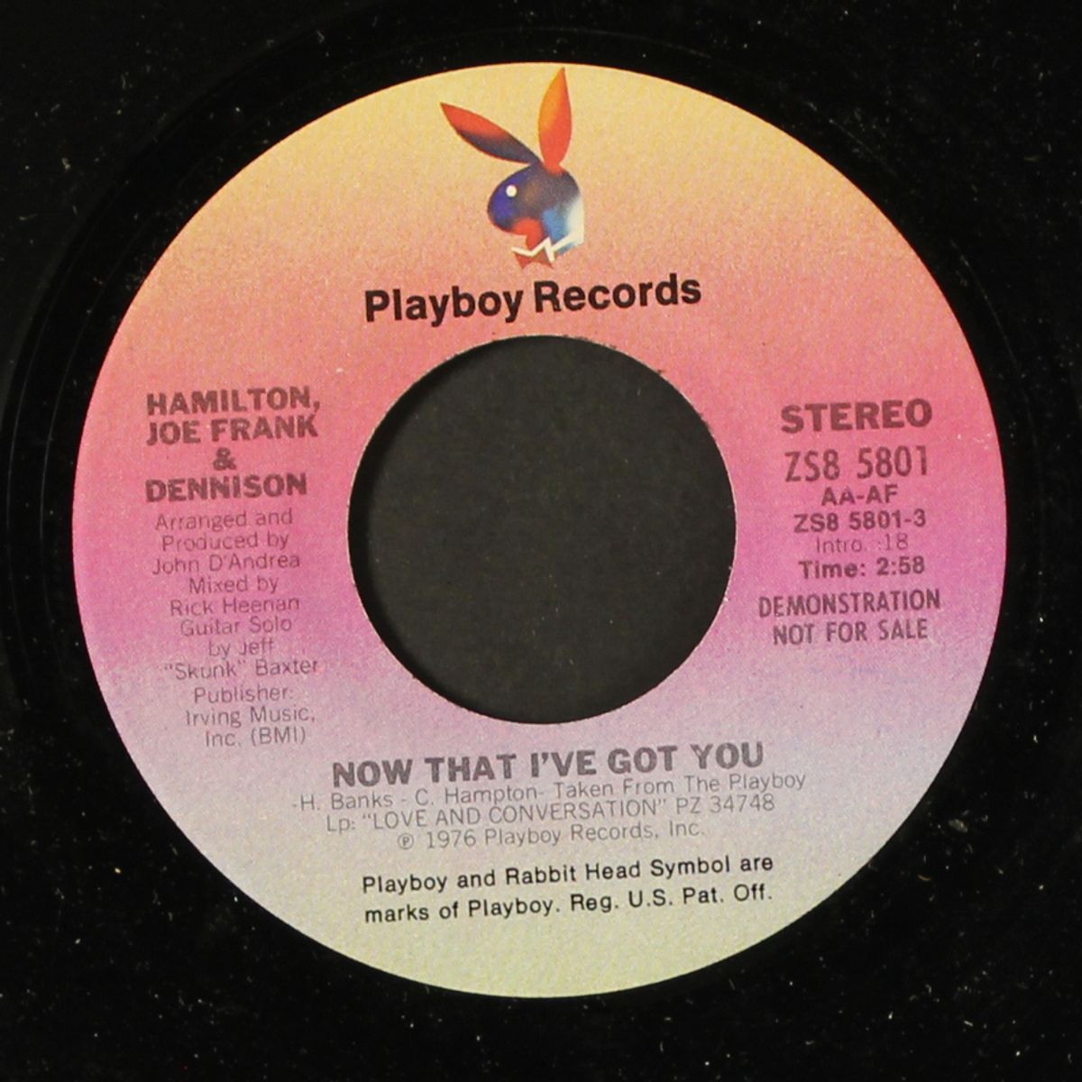 now that i've got you / mono by HAMILTON, JOE FRANK & REYNOLDS