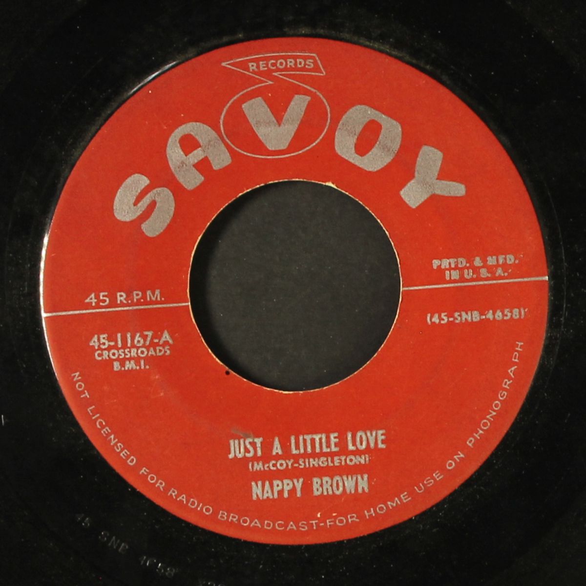 well, well, well, baby-la / just a little love by NAPPY BROWN